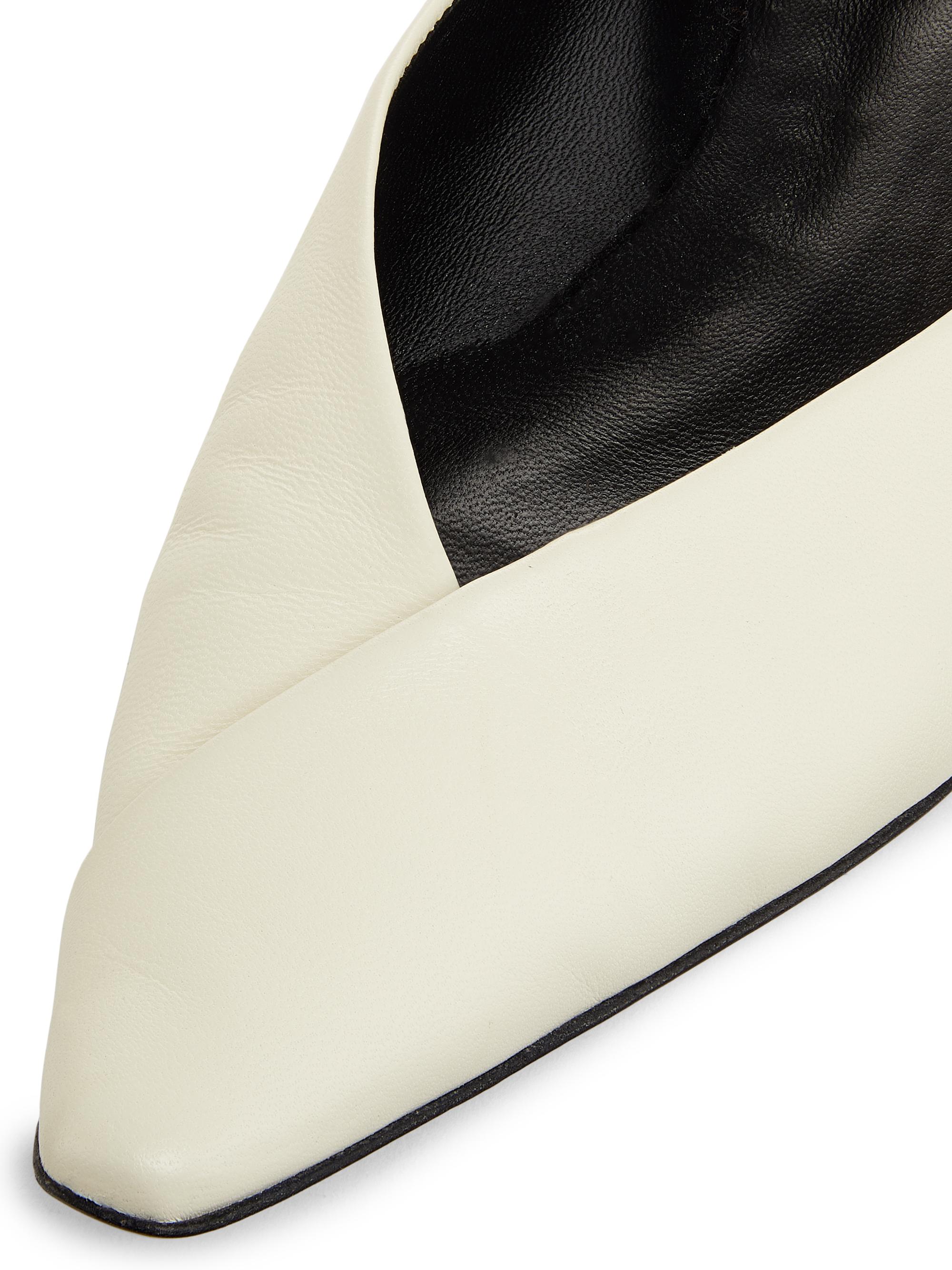 Loulou de Saison Barsi Pointed-Toe Leather Ballerina Flats | Saks