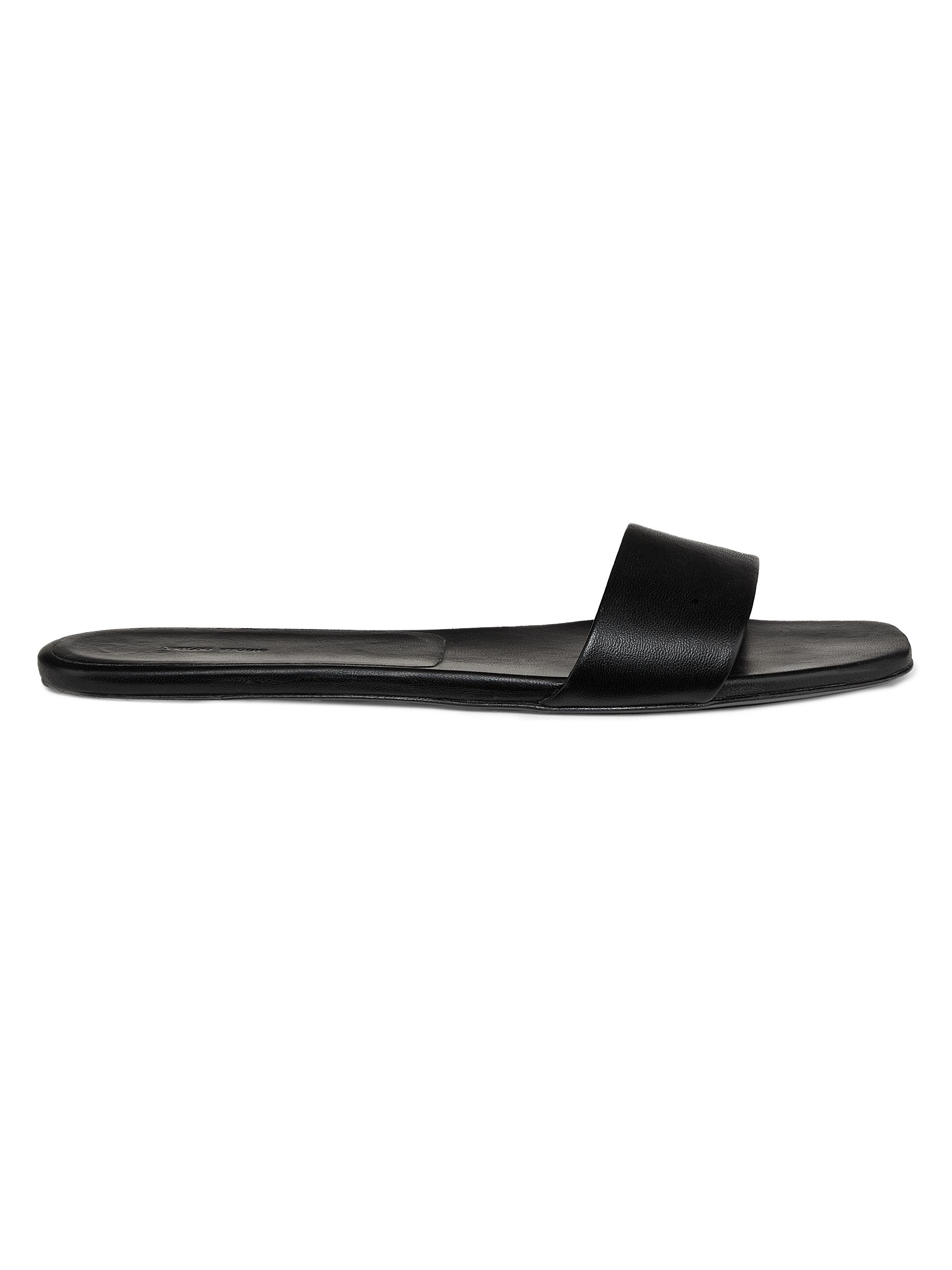 Loulou de Saison Dina Leather Slide Sandals Saks Fifth Avenue