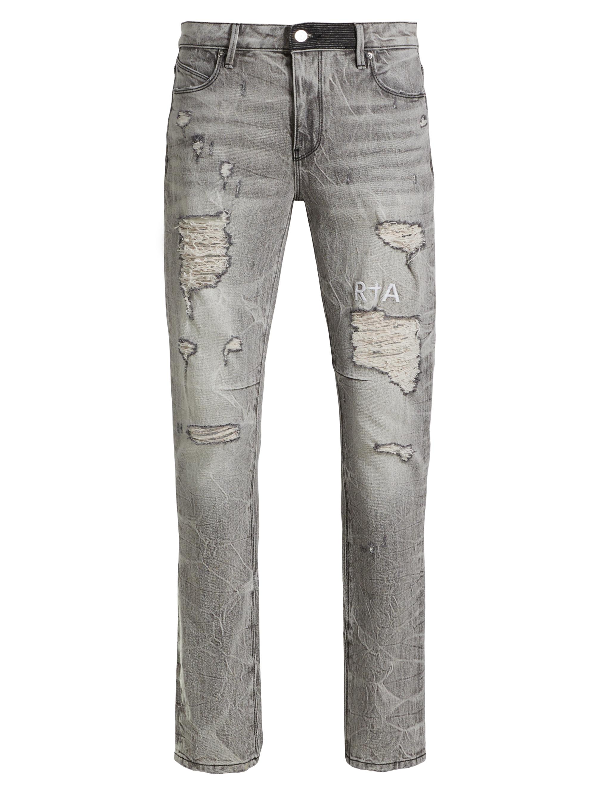 RTA Concrete Bryant Distressed Skinny Jeans Saks Fifth Avenue