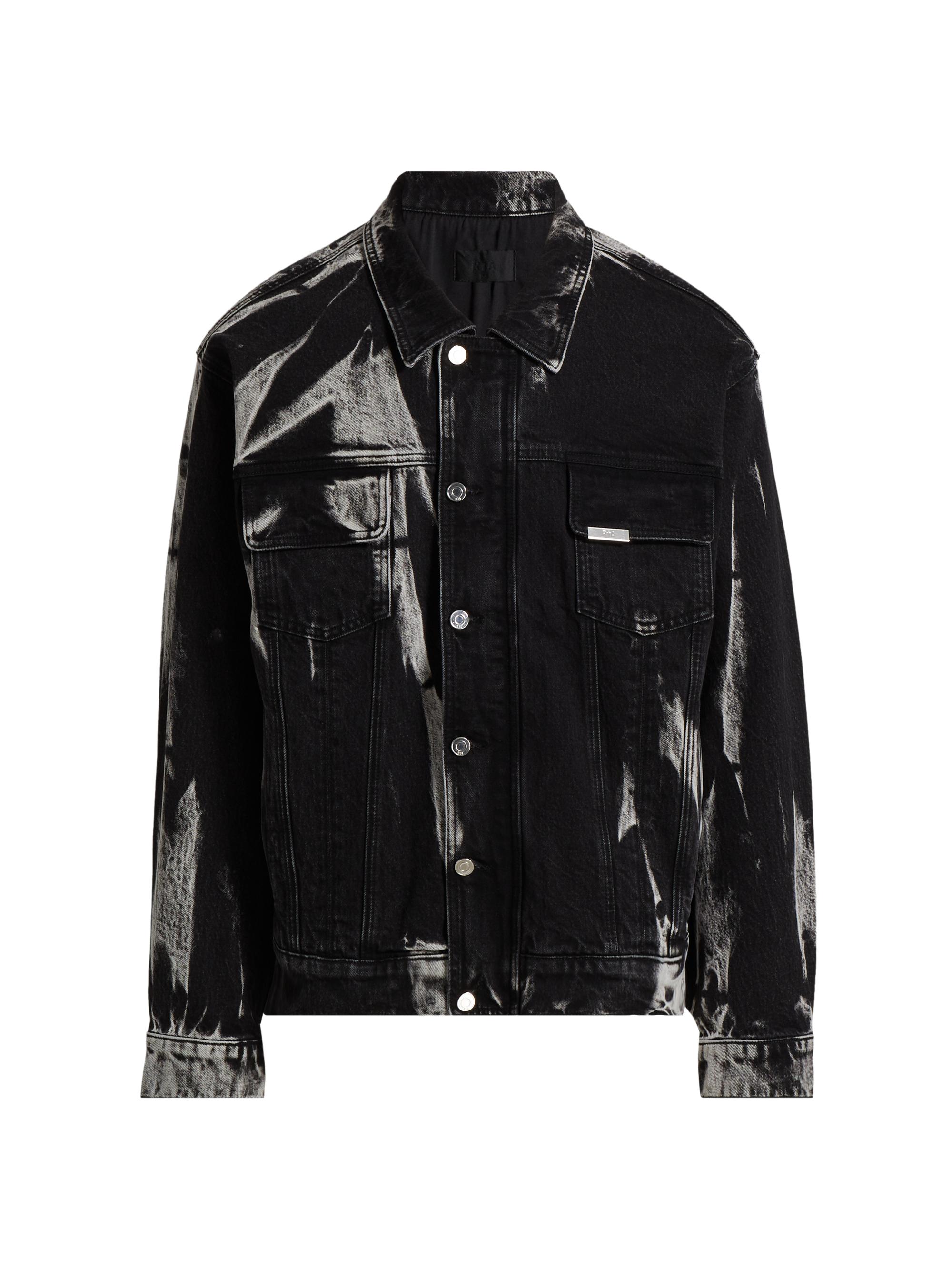 RTA Men's Underworld Danny Denim Jacket - Black Marquina