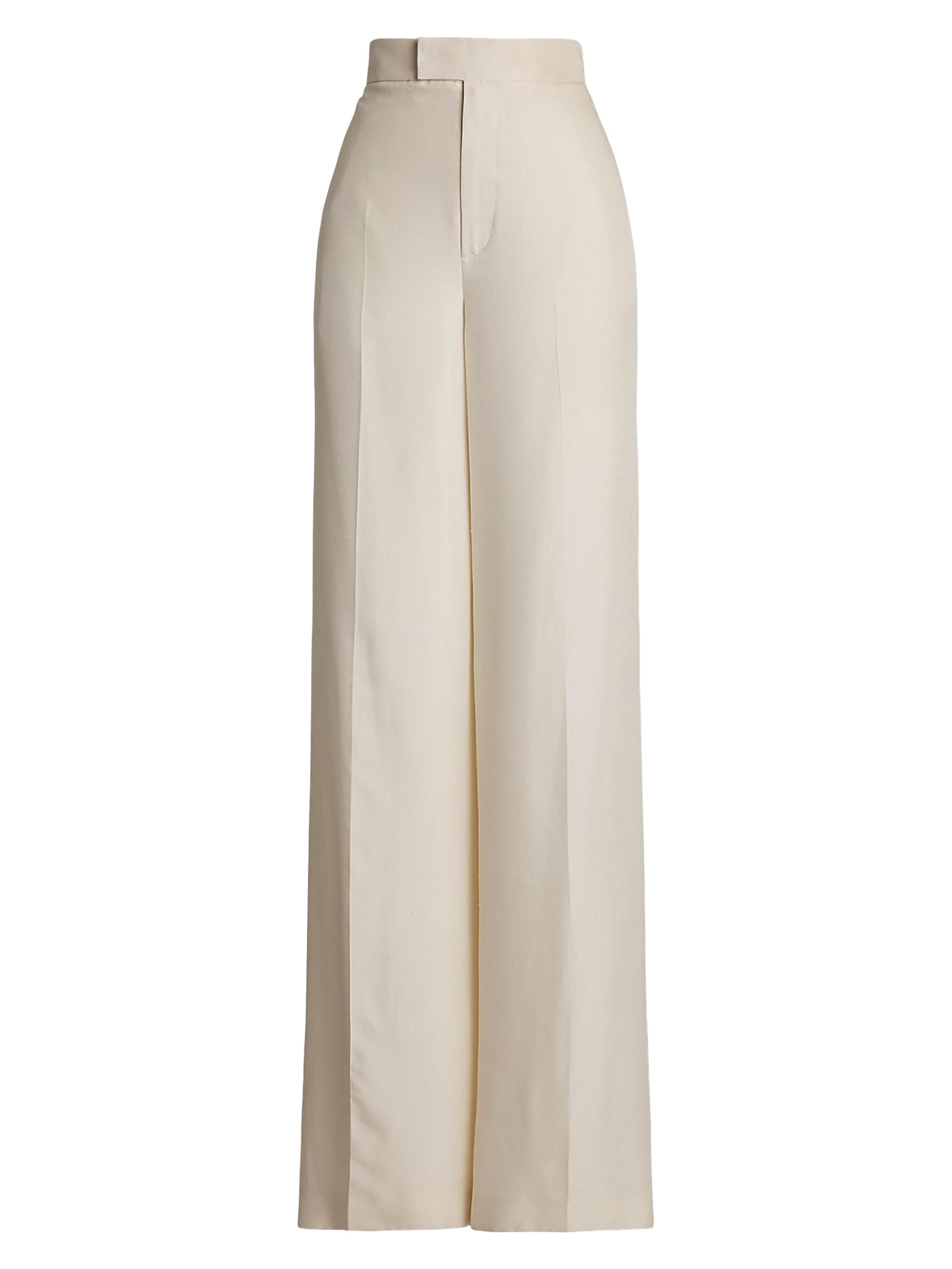 Ralph Lauren Collection Women's Dean Rustic Twill Straight-Leg Trousers - Lux Tan