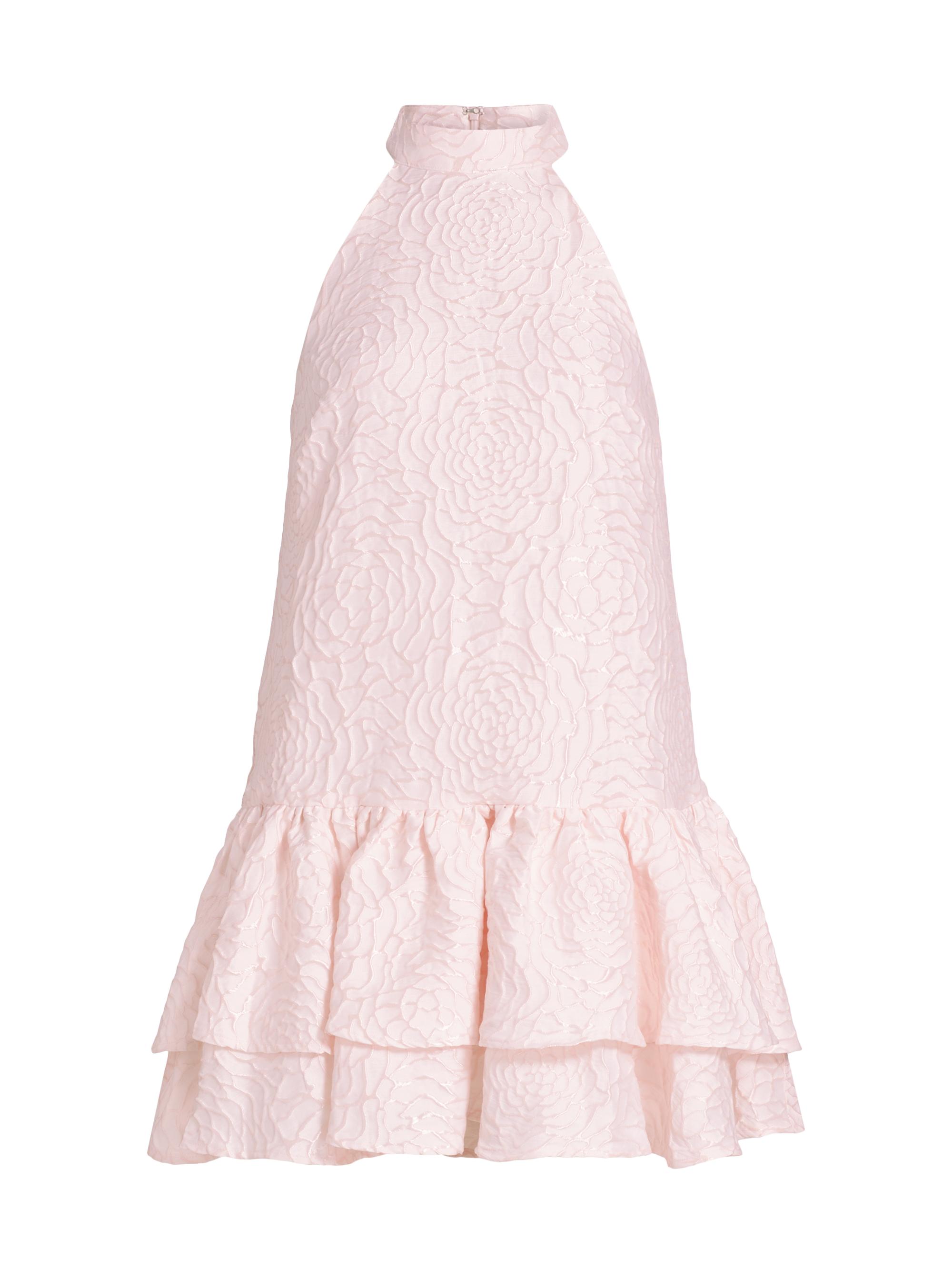 Elliatt Women's Deanna Jacquard Halter Minidress - Pink