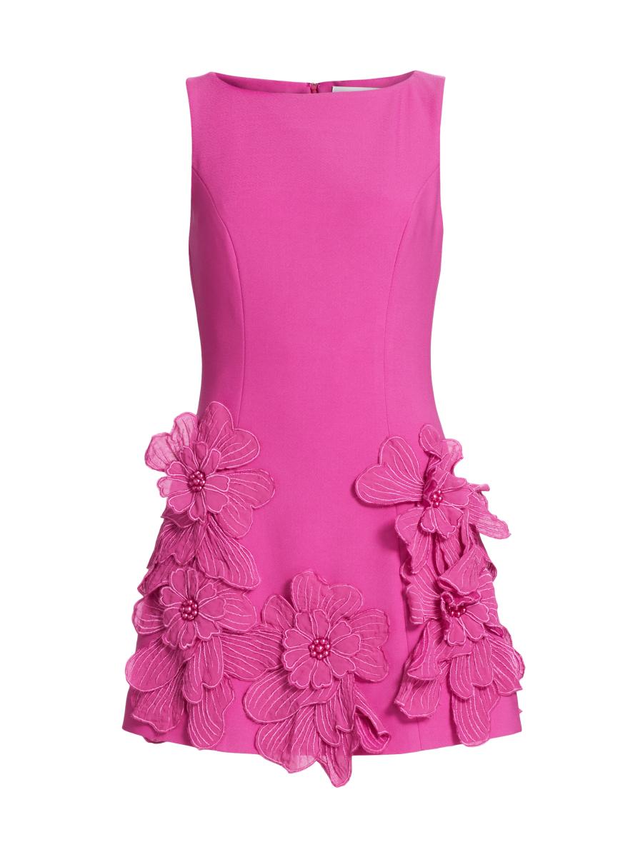 open lace back dress Janelle Mini Dress in Blue main image 1