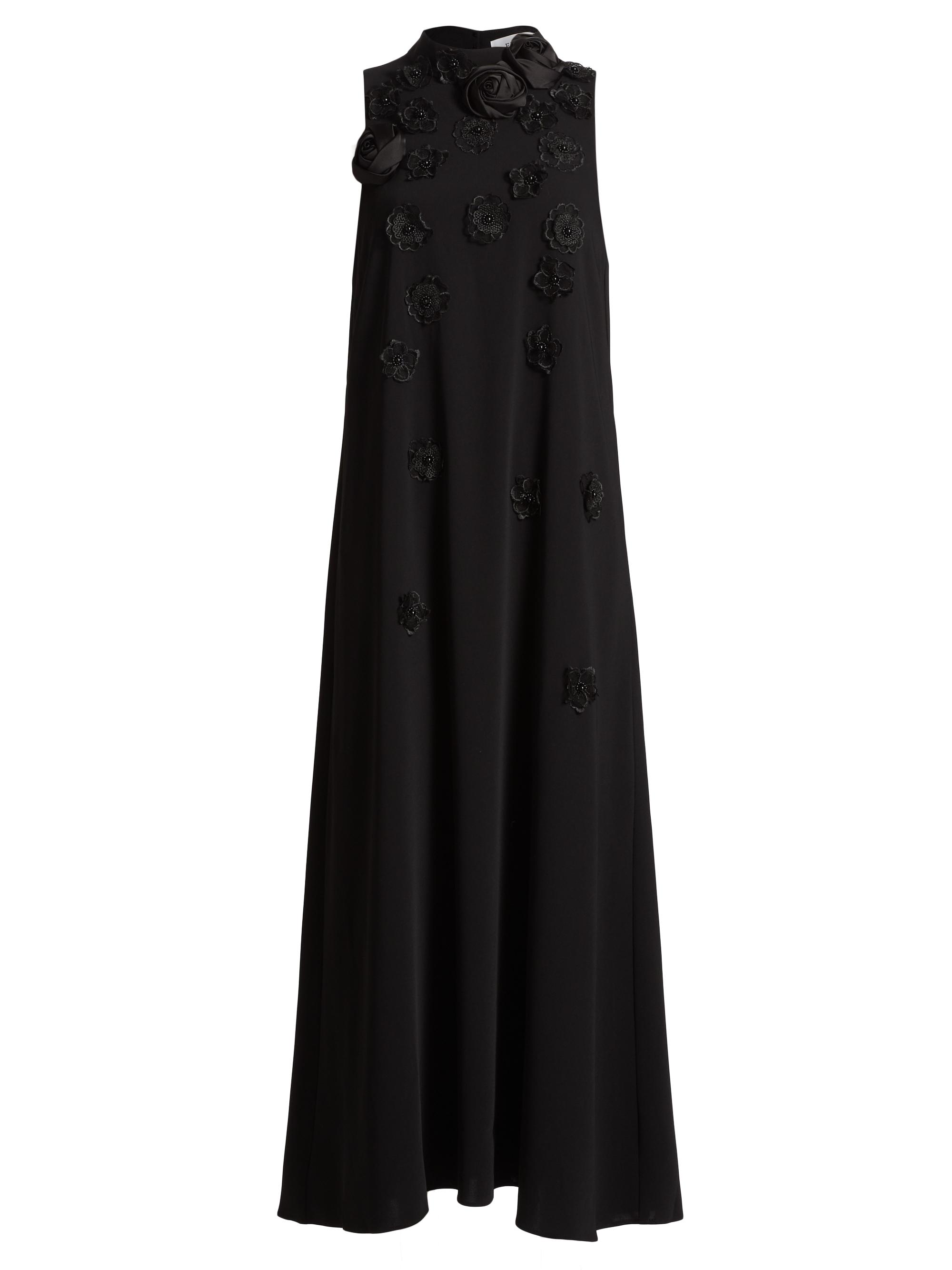Elliatt Women's Lilydale Rosette Maxi Dress - Black