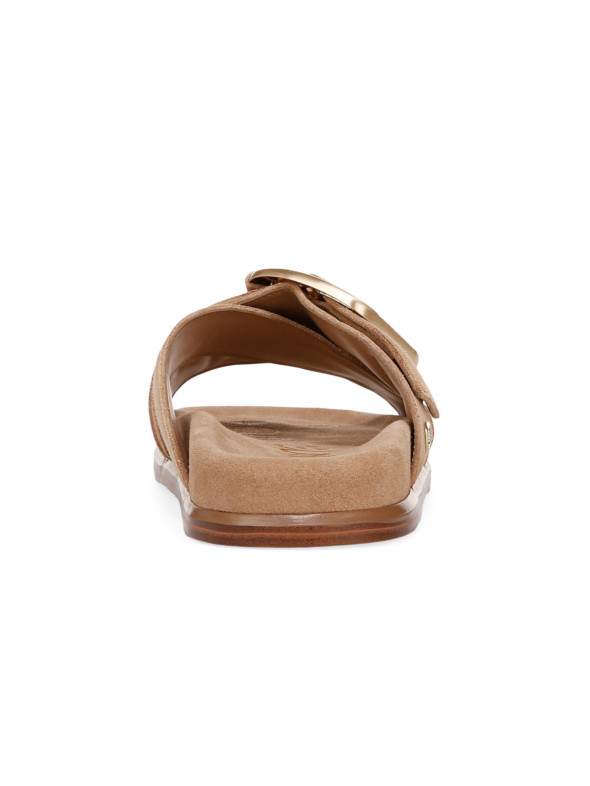 Sam Edelman Sandalo Slide Darla Donna - Cipro Tan Multi, Tacco 3,8 Cm, 43 EU