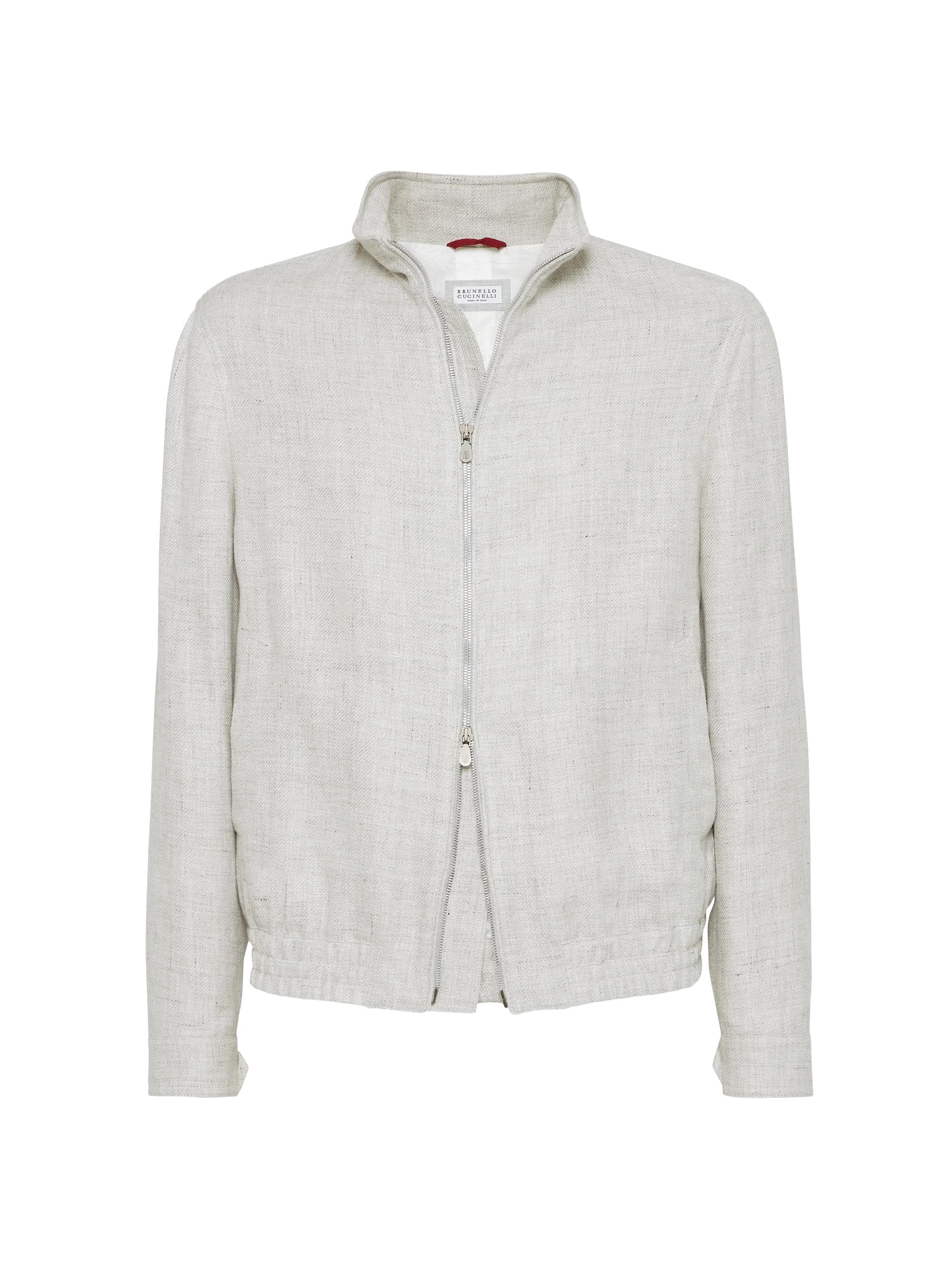 Brunello Cucinelli Men's Diagonal Bomber Jacket - Yuta