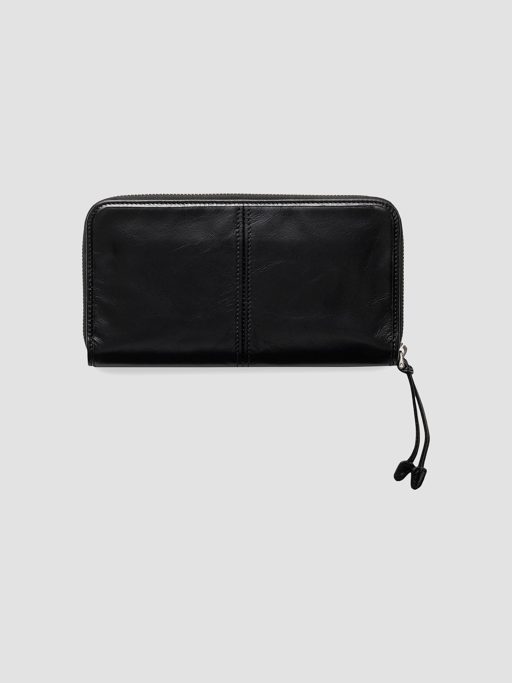 Prada Men's Leather Wallet - Black | Thumbnail 3