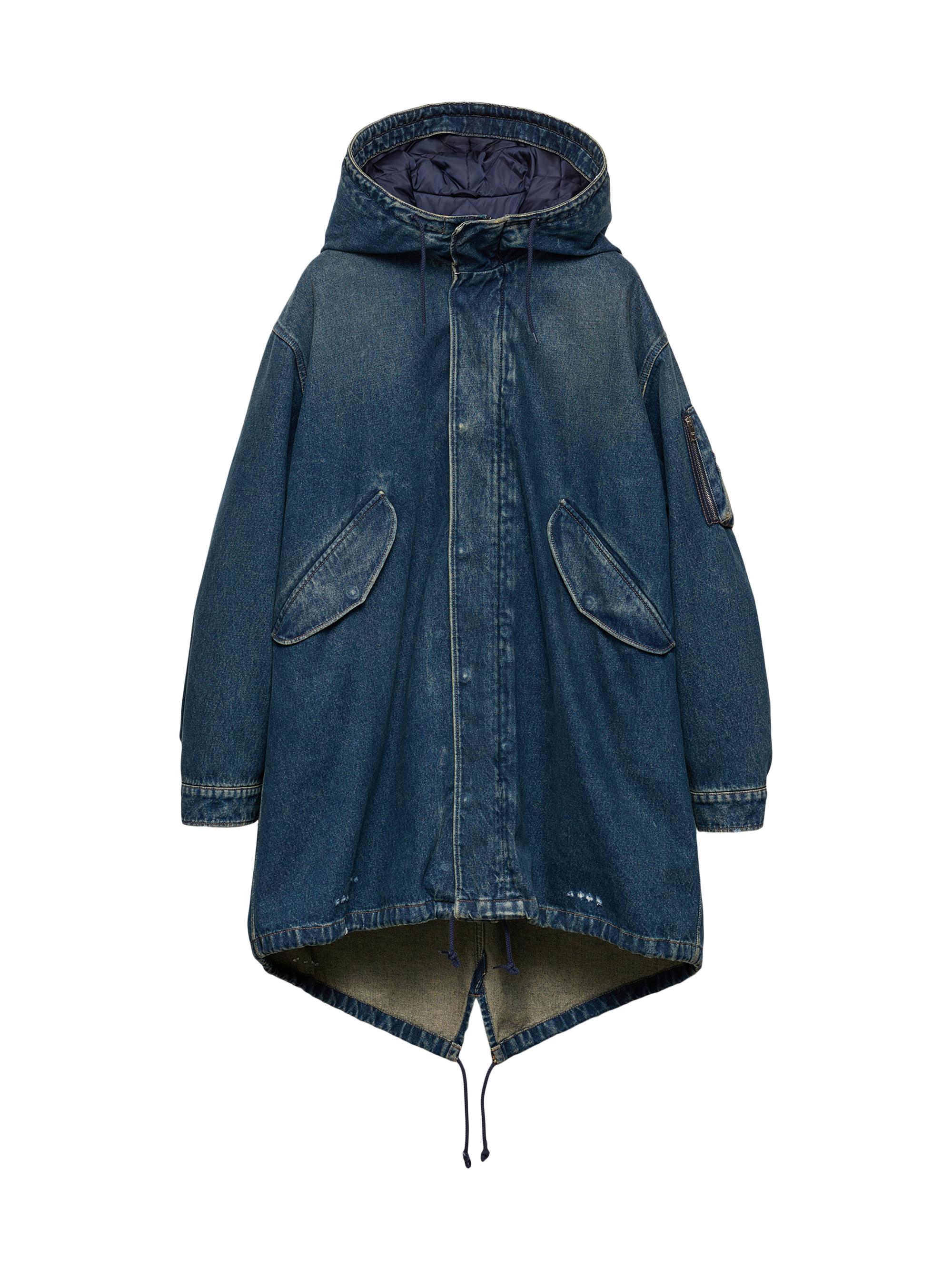 Prada Men's Padded Denim Jacket - Blue