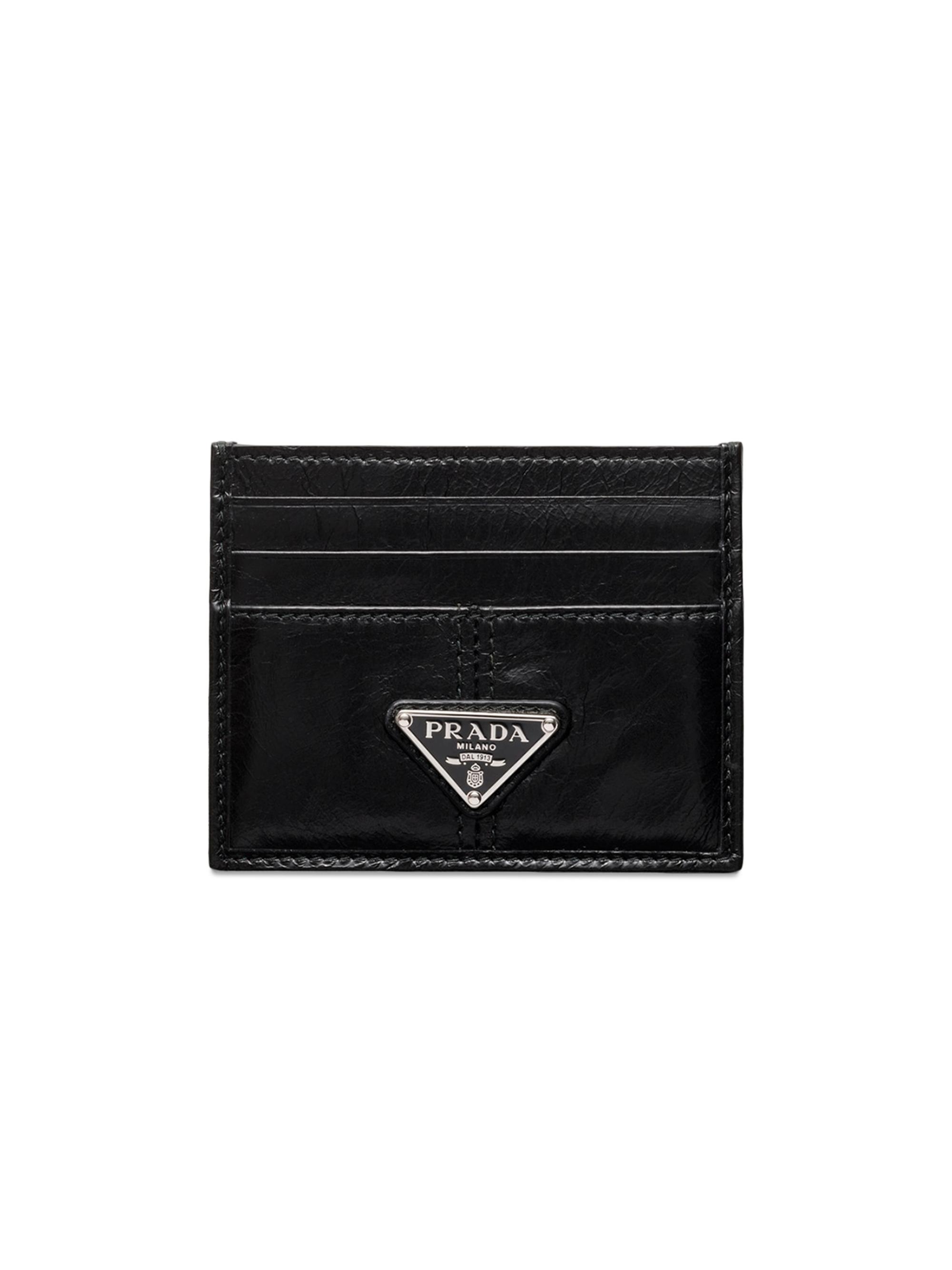 Prada Re-Nylon And Saffiano Leather Card Holder | Saks Fifth Avenue