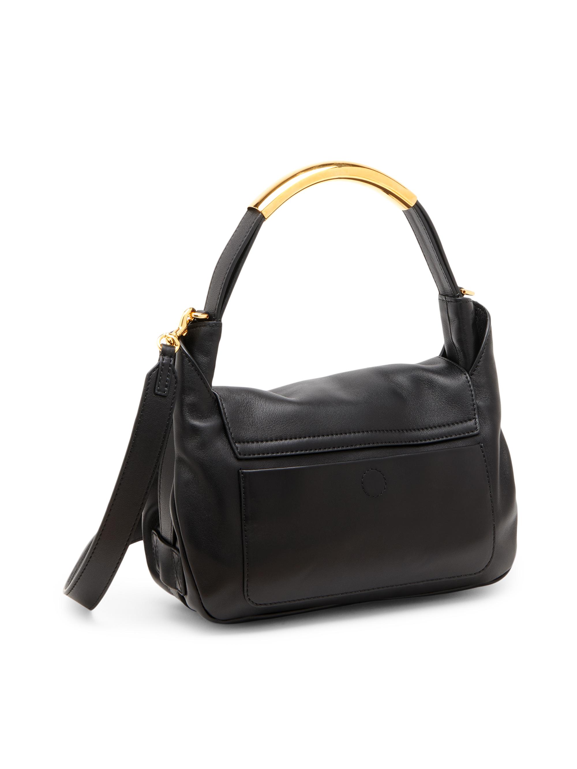 Moschino Handle Me Leather Bag | Saks Fifth Avenue