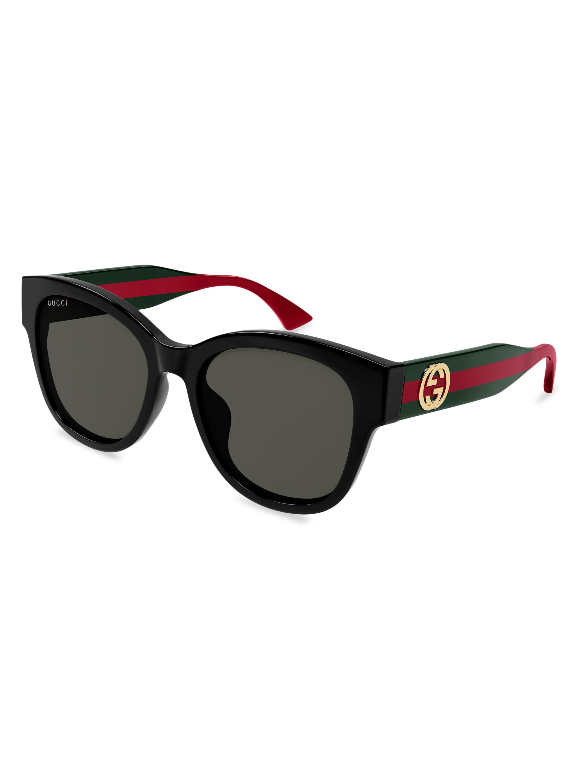 happylifeGUCCI GGウール Gucci New Pop Web 53MM Square Sunglasses | Saks Fifth Avenue