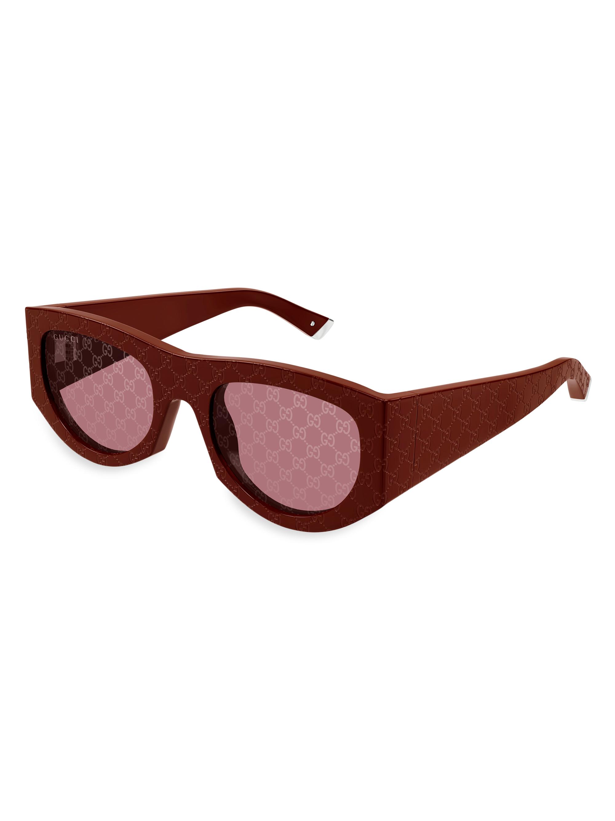 Gucci Gucci Lacquered 51MM Cat-Eye Sunglasses | Saks Fifth Avenue