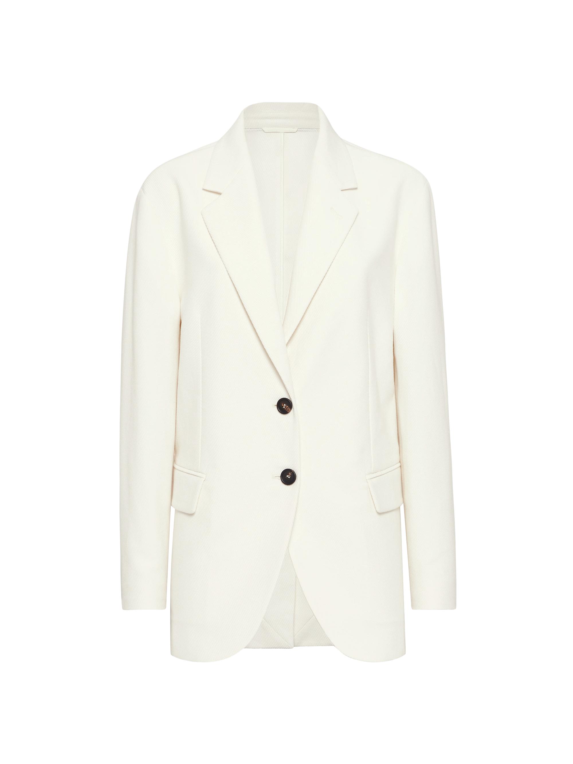 Brunello Cucinelli Women's Cotton and Linen Cavalry Blazer - Panama
