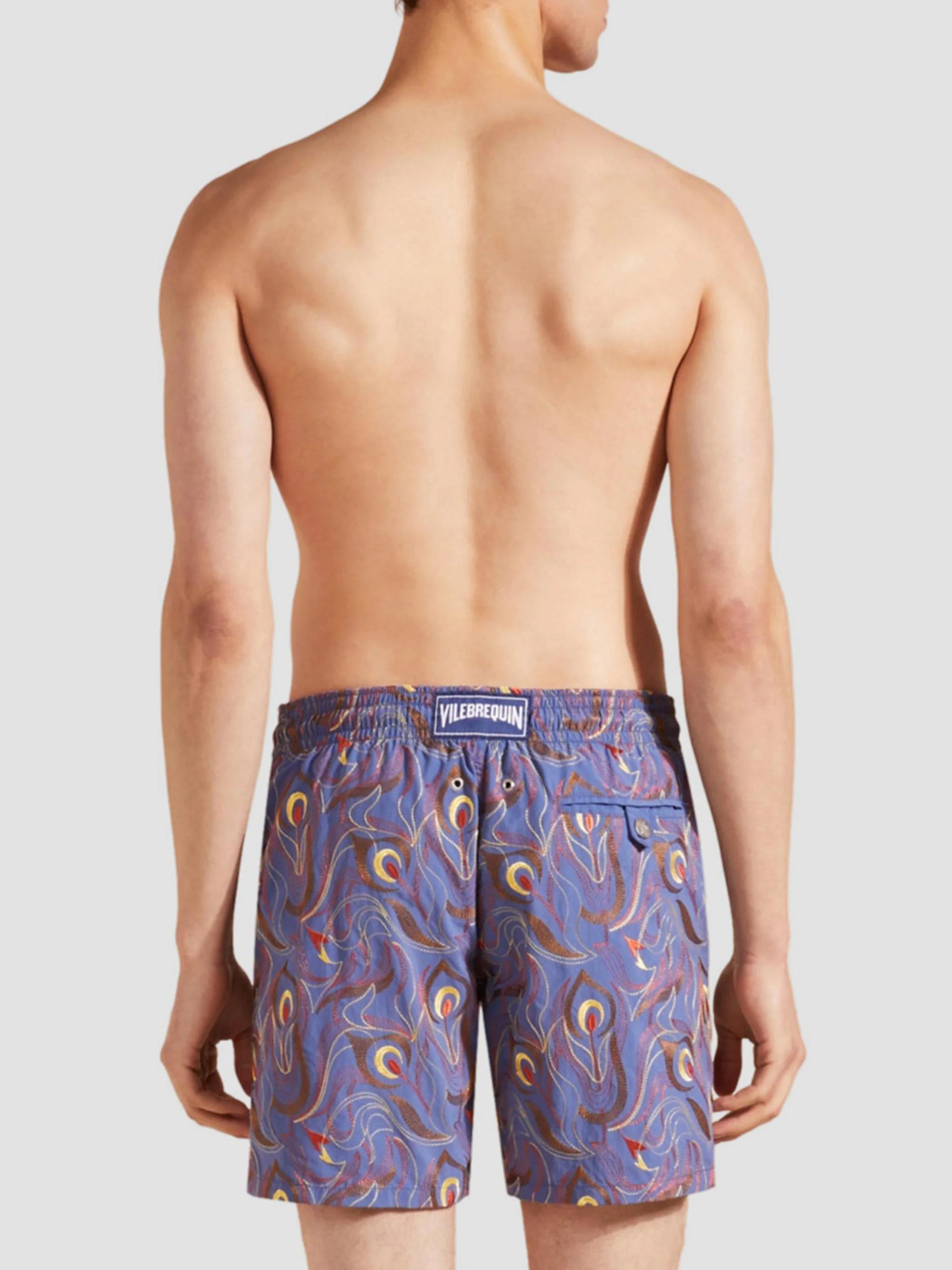 Short De Bain Garçon Vilebrequin « Evening Birds » - Taille 10 Ans, Neuf Avec étiquette