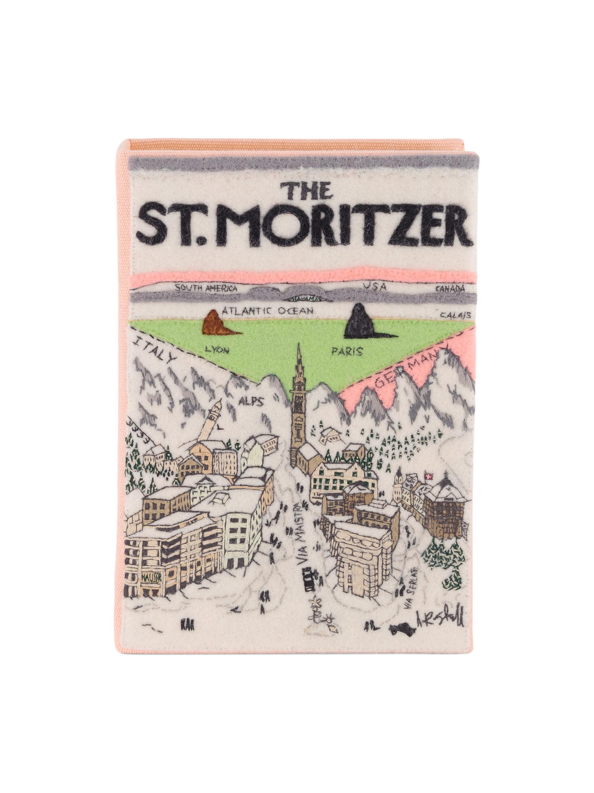 Olympia Le Tan Women's St. Moritzer Book Clutch - Ballet