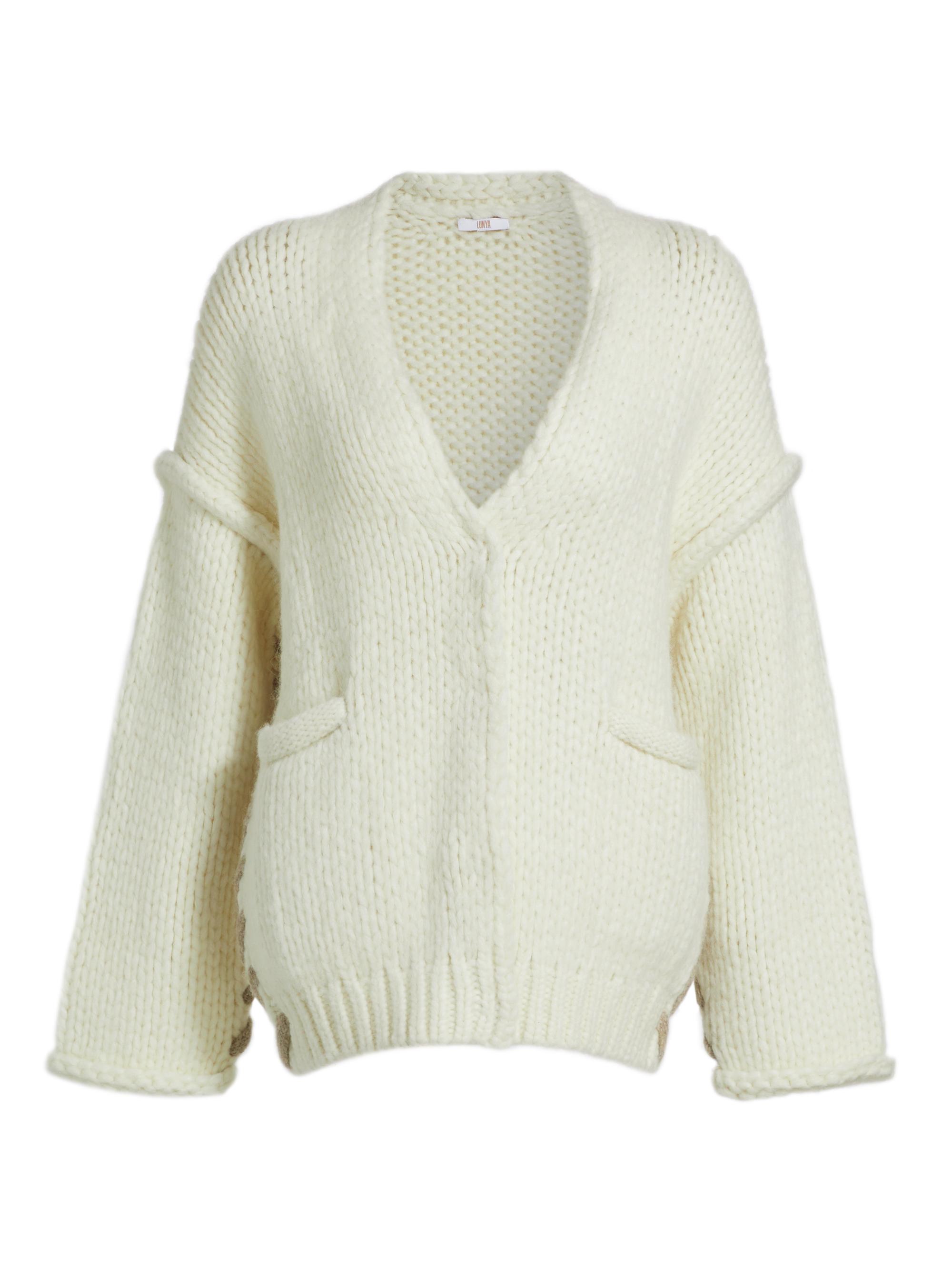 Lunya Women's Lofty Wool Whipstitch Cardigan - Waltzing