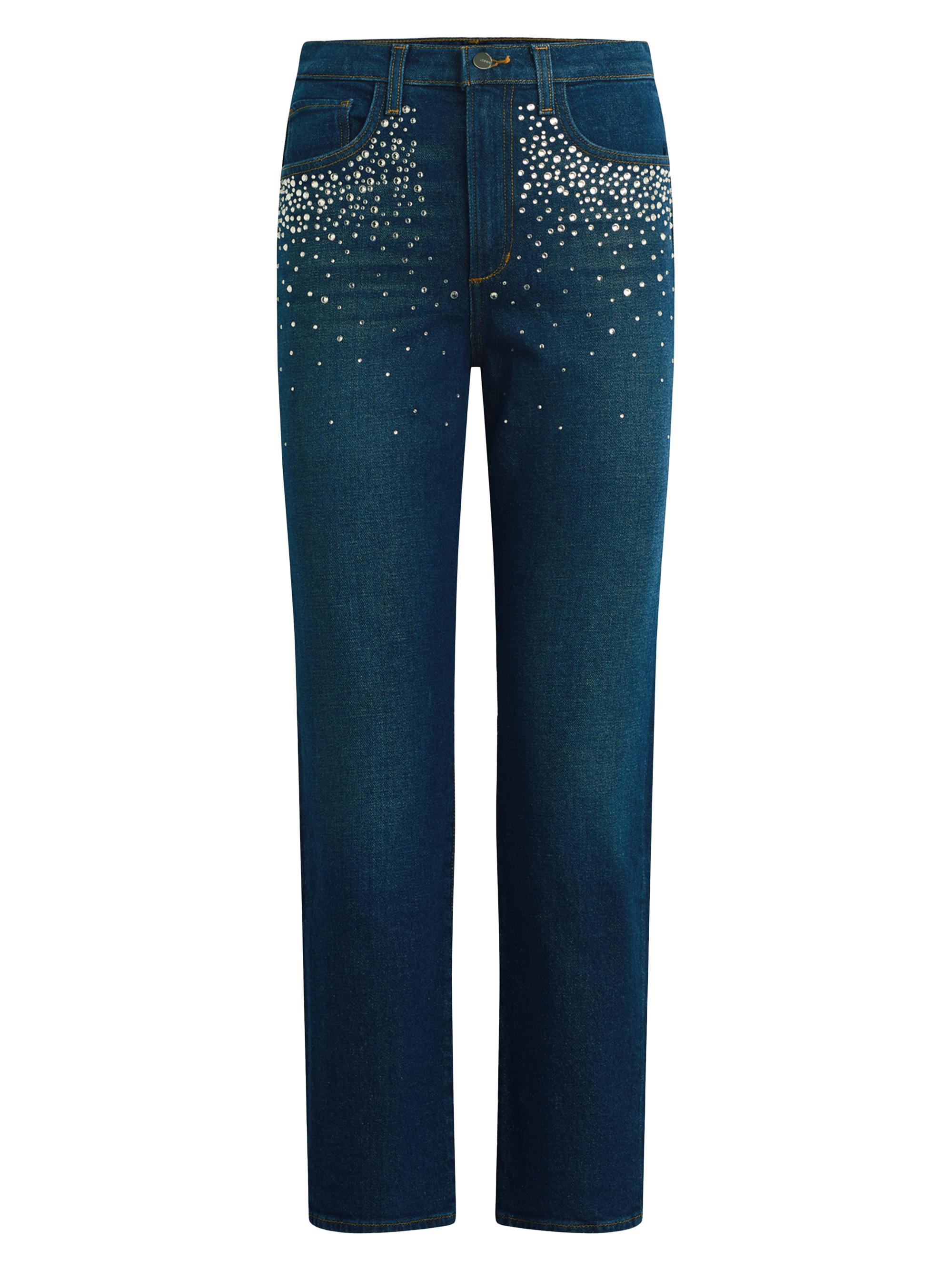 Joe's Jeans Women's Margot Crystal-Embellished Slim Jeans - Brilliant