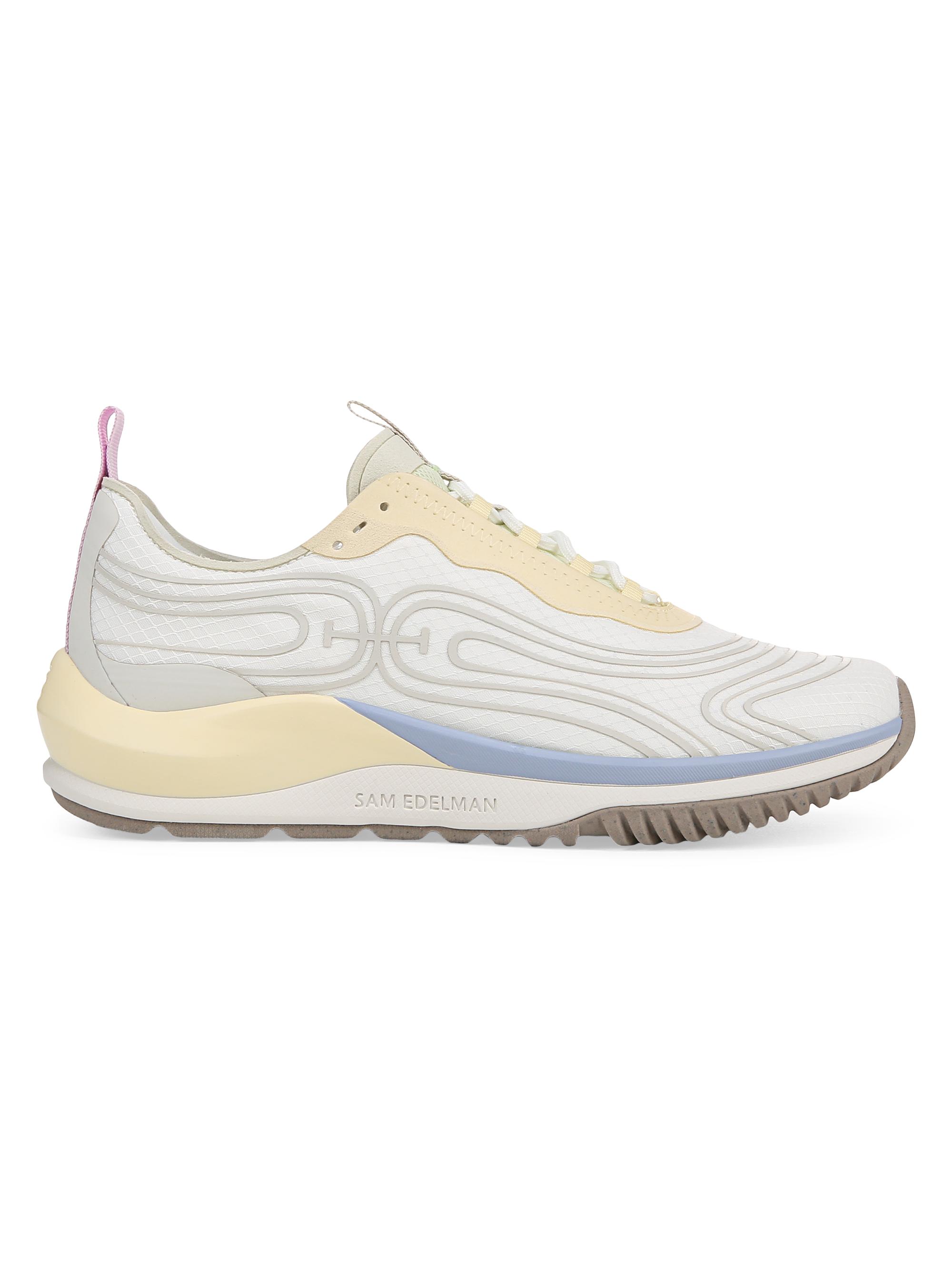 Sam Edelman Women's Miles Lace-Up Sneakers - White Yellow Freeze Multi