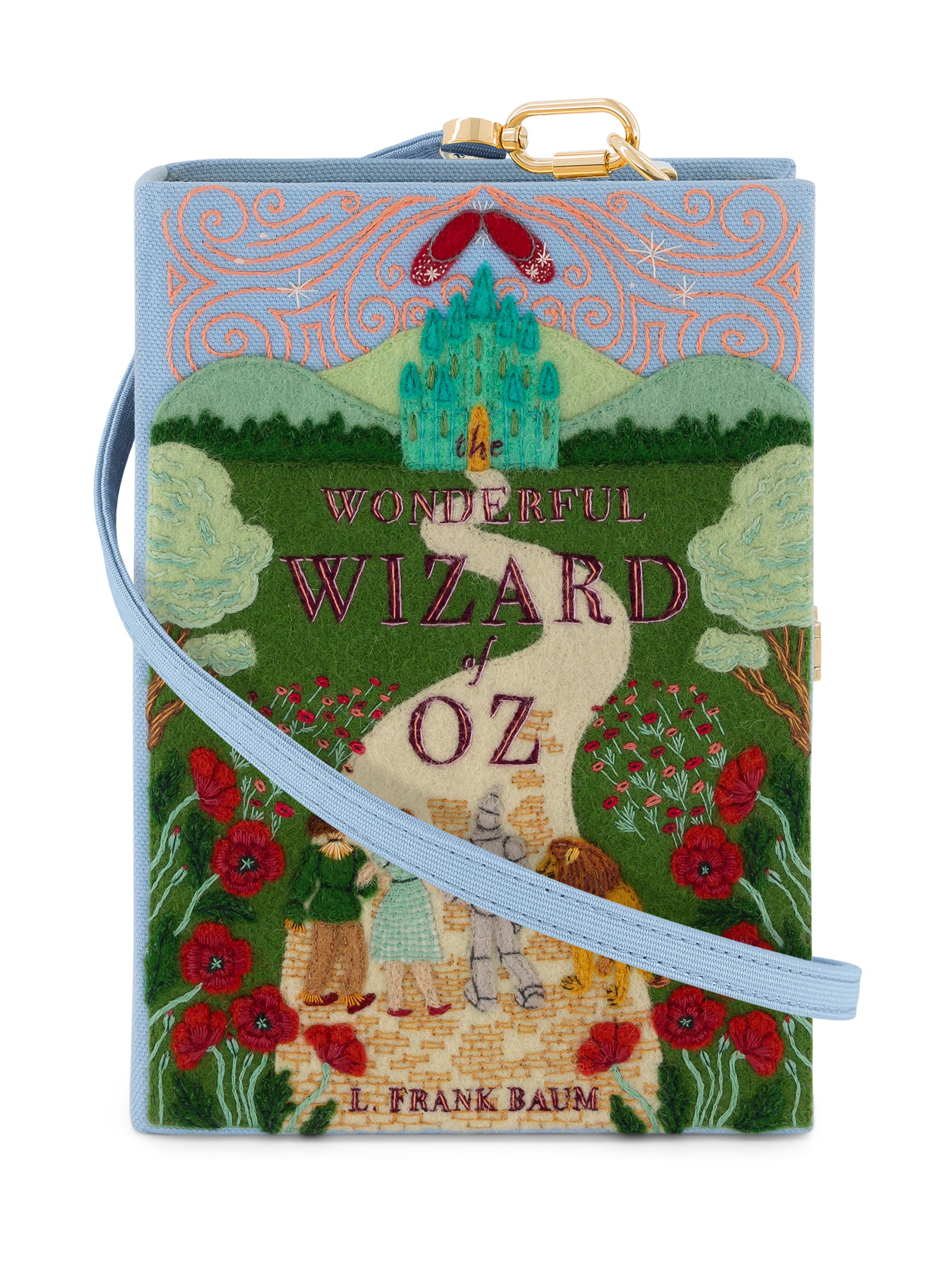 Olympia Le Tan Women's Fairytale Castle of Oz Embroidered Book Clutch