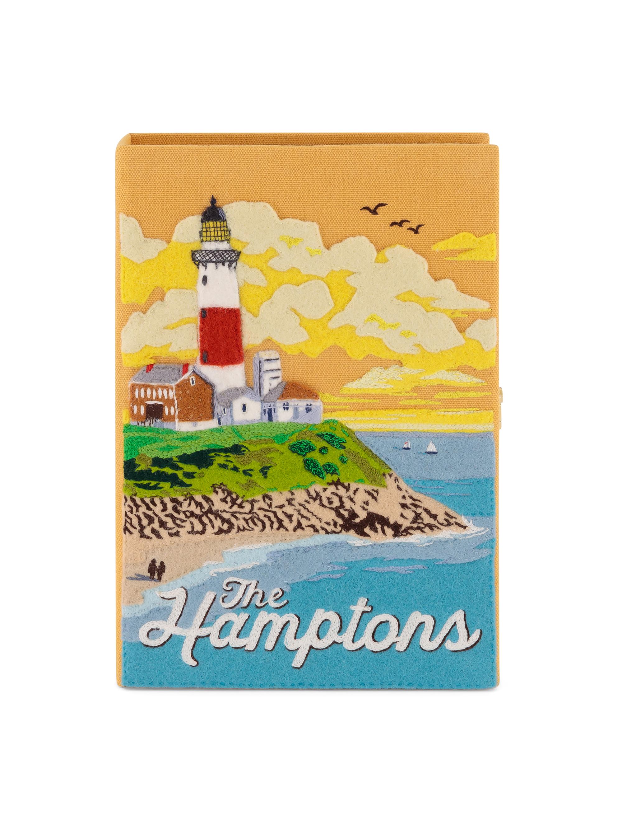 Olympia Le Tan Women's Voyages Hamptons Embroidered Book Clutch