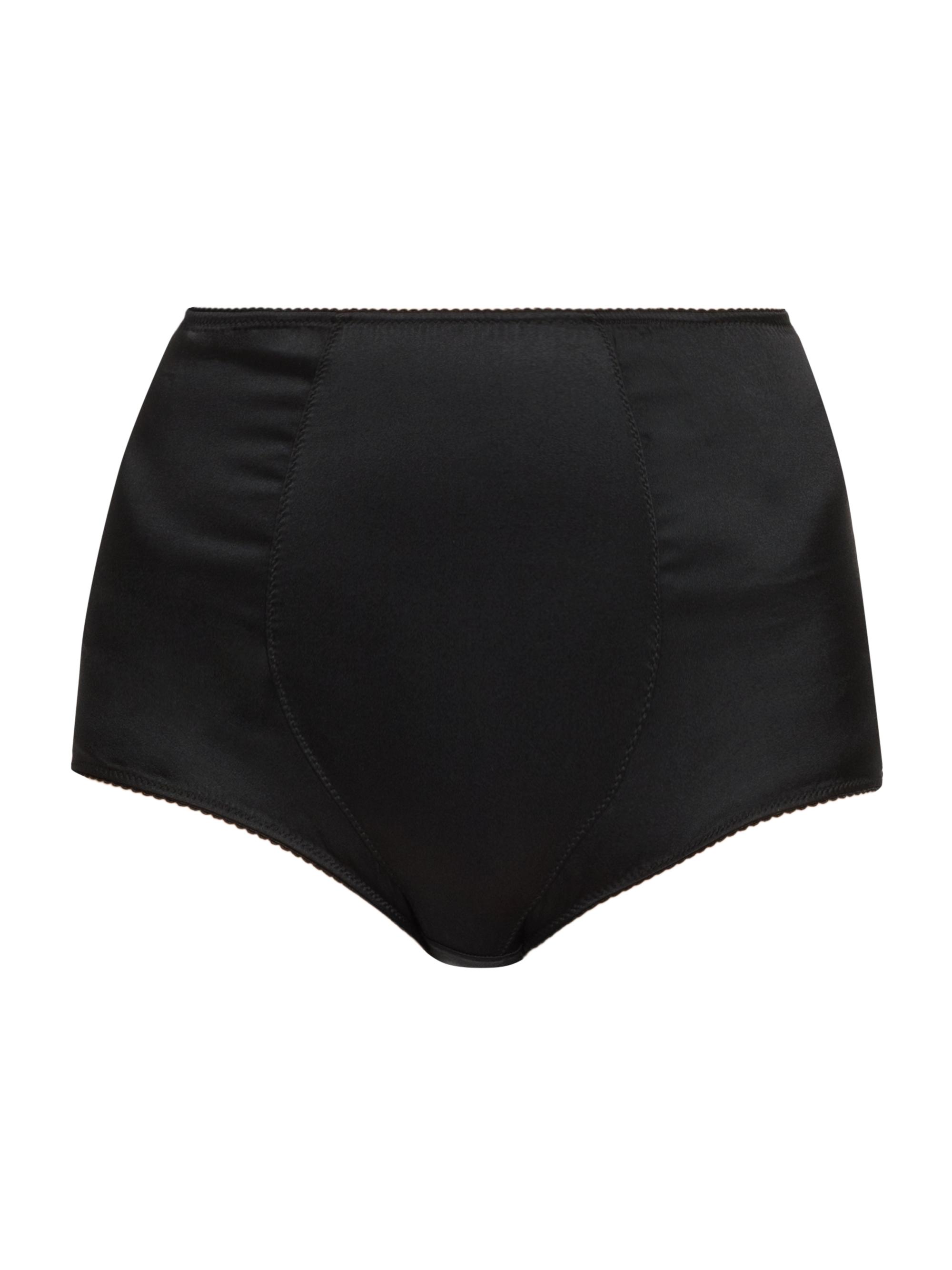 Dolce & Gabbana Women's Stretch Satin Silk Coulotte Panties - Black