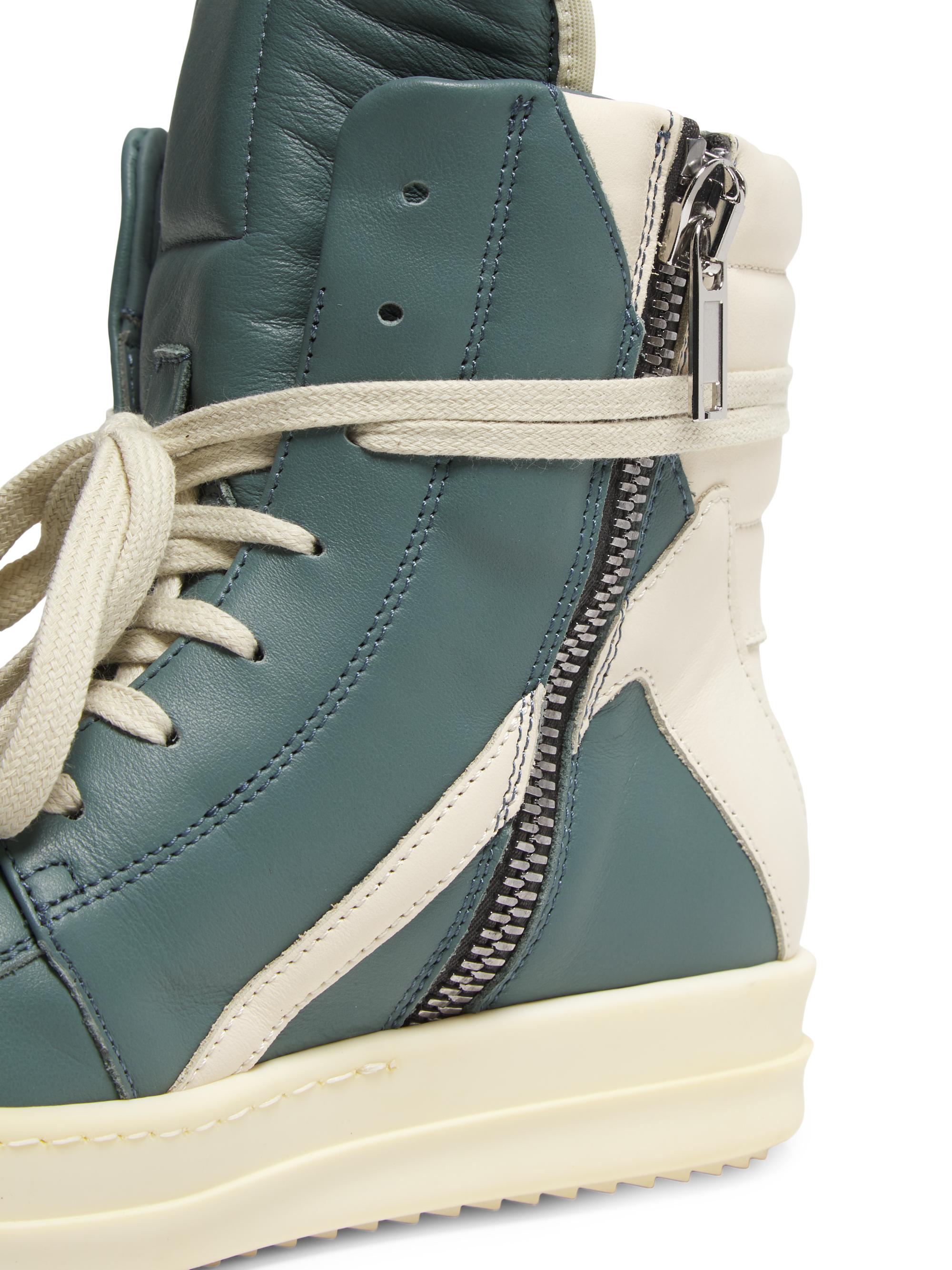 靴 Rickowens Geobasket Sneakers Khaki Concordians Jumbolace Geobasket Sneakers by Rick Owens on Sale