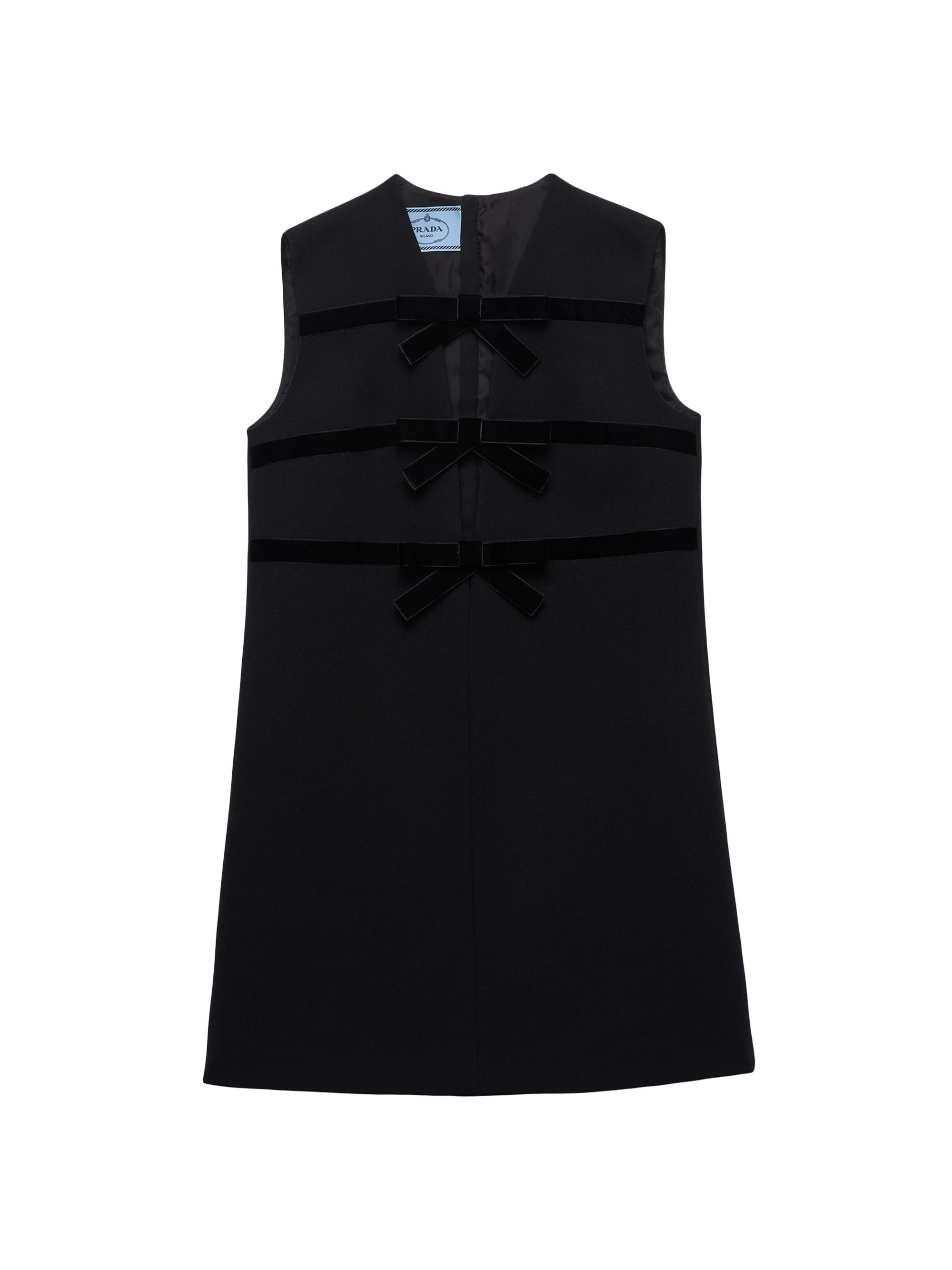 Prada | 81S37E290SI | Black | Women's Natte Mini-Dress - Black_