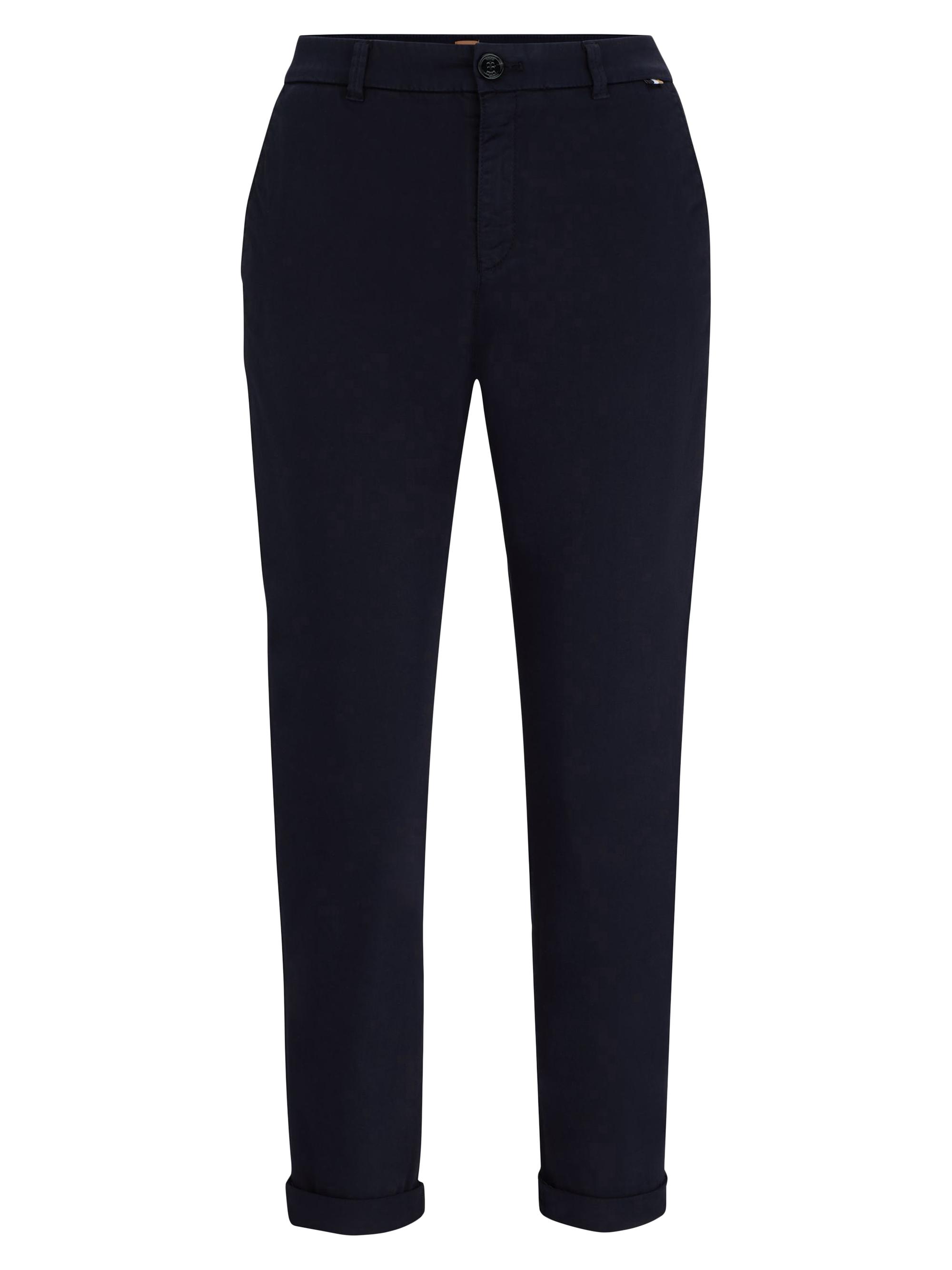 BOSS Women's Regular-Fit Chinos with Stretch - Light Blue