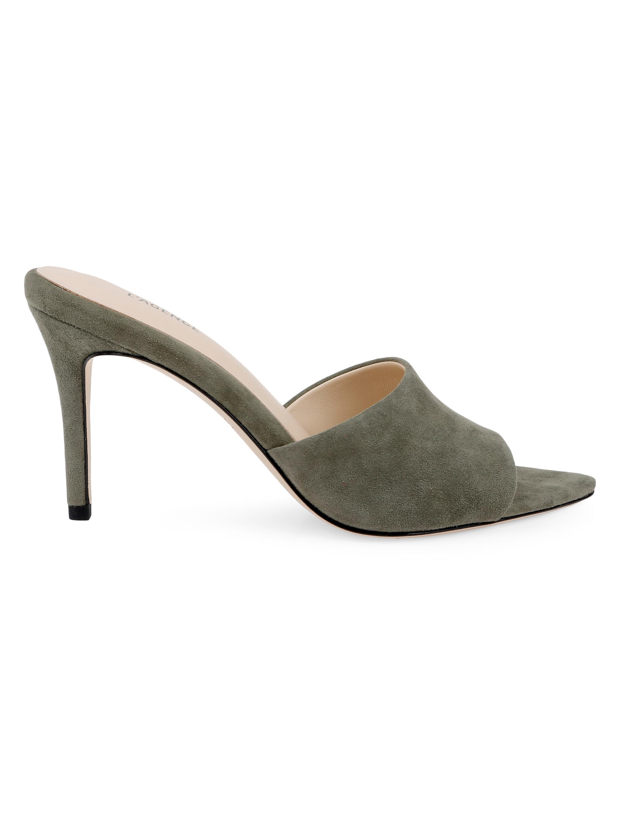 L'AGENCE Lolita 85MM Mule Sandals | Saks Fifth Avenue