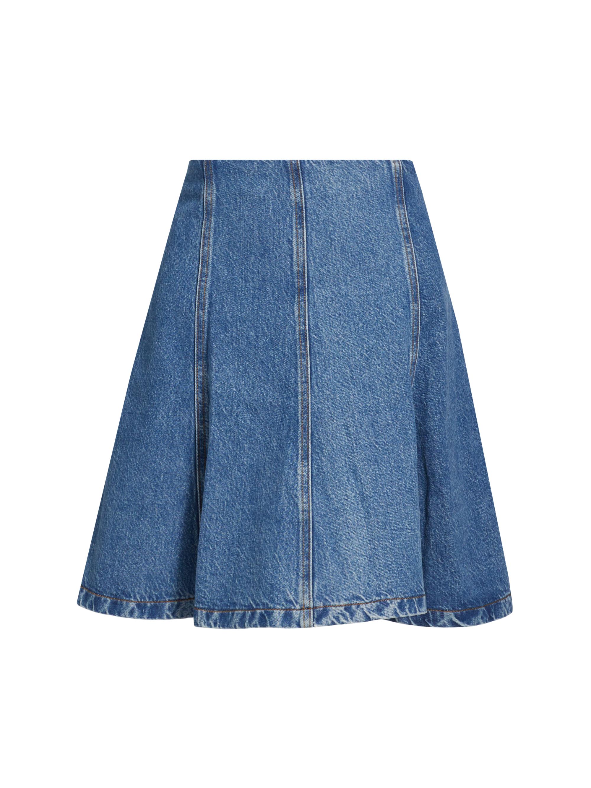 FRAME The Sway Denim Miniskirt | Saks Fifth Avenue