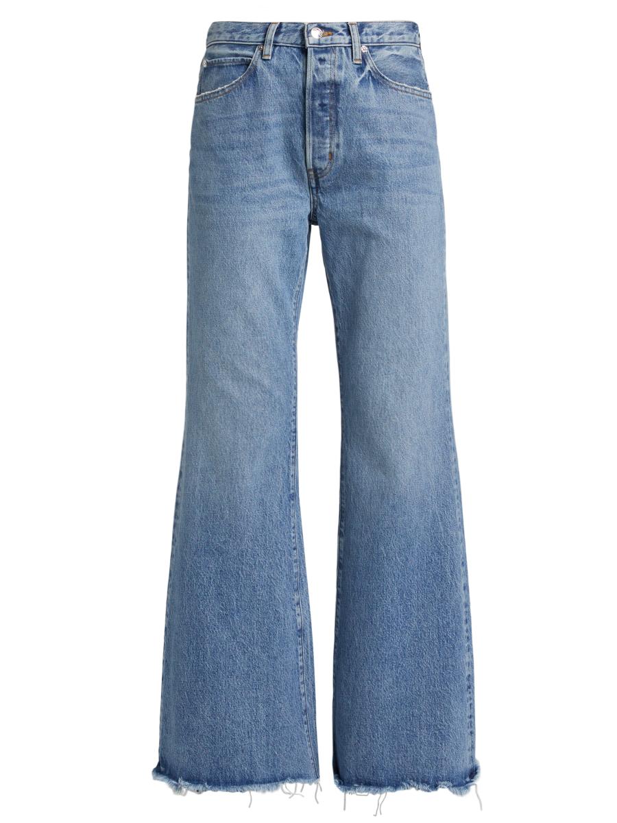 Frame Lax Flare Mid-Rise Jeans | Saks Fifth Avenue