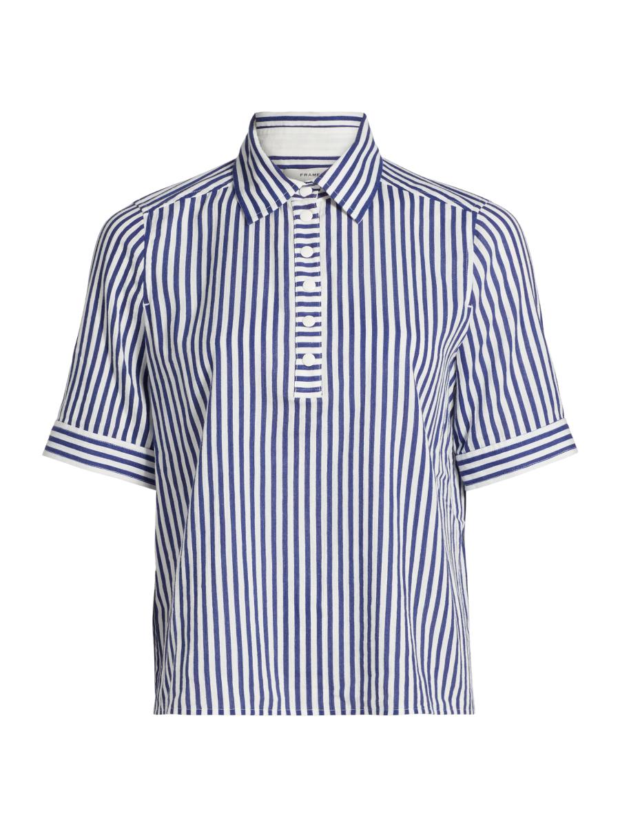 【Timeison】FRAMED COLLAR FRONT PANEL POLO FRAMED COLLAR FRONT PANEL POLO】 - Time is on