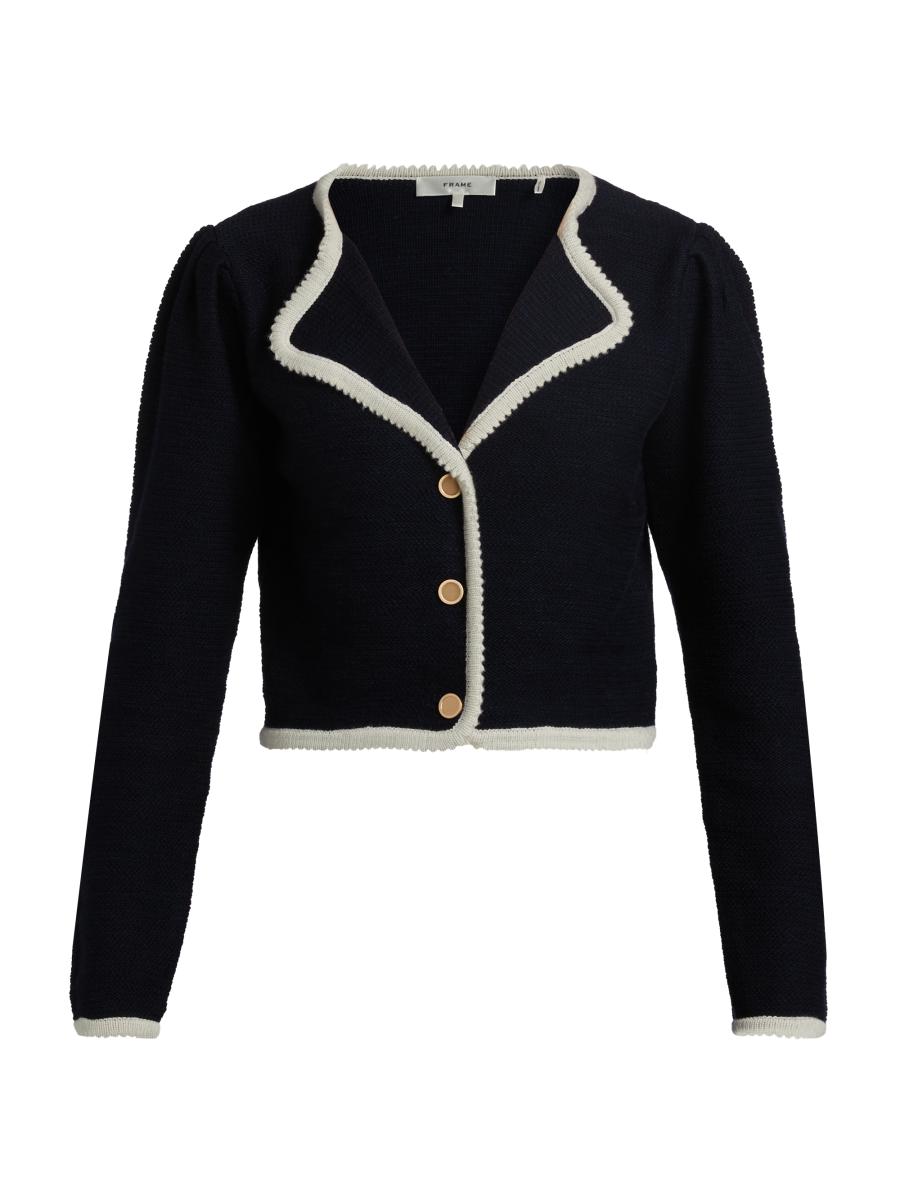 【にこにこ】SAKS FIFTH AVENUE カーディガン FRAME The Corded Cardigan | Saks Fifth Avenue