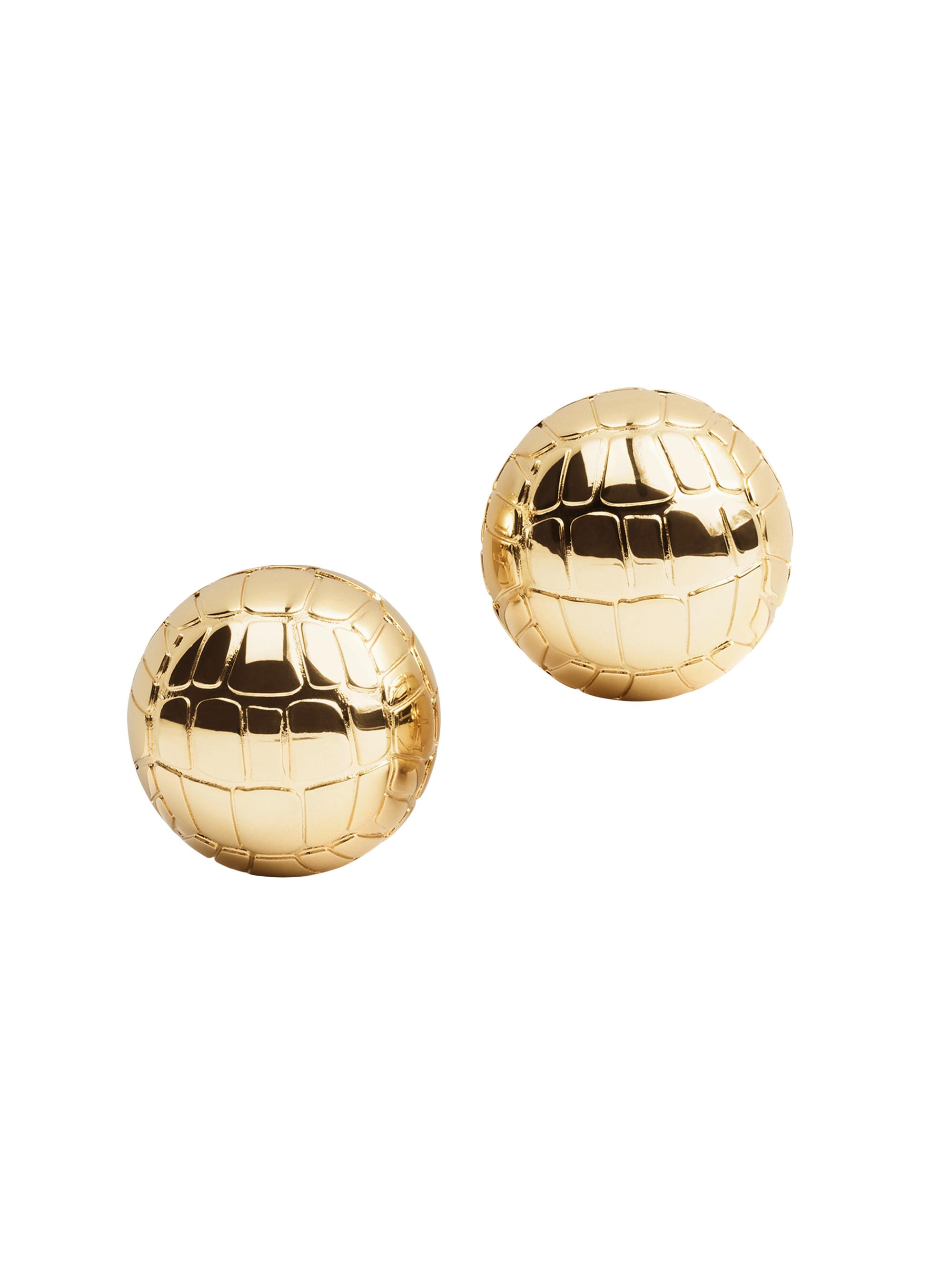 Jacquemus Men's Les Boucles Salon Goldtone Stud Earrings - Gold
