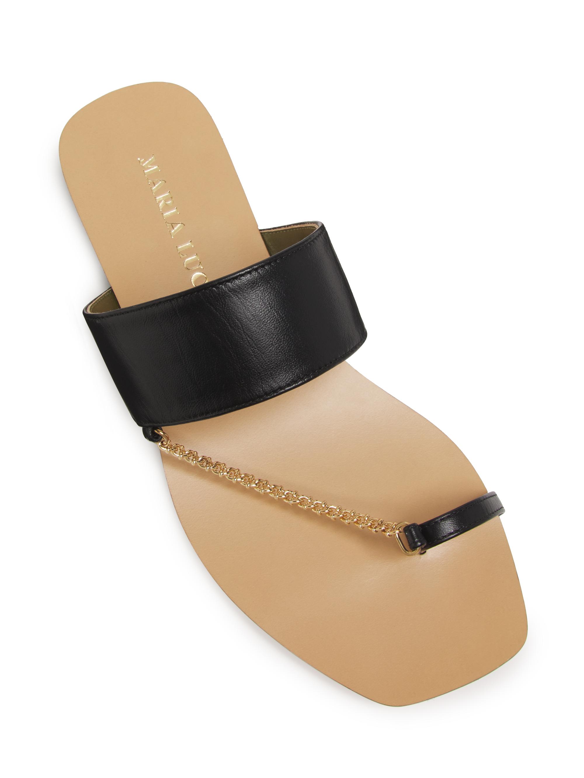 Maria Luca Melide Capri Leather Sandals | Saks Fifth Avenue