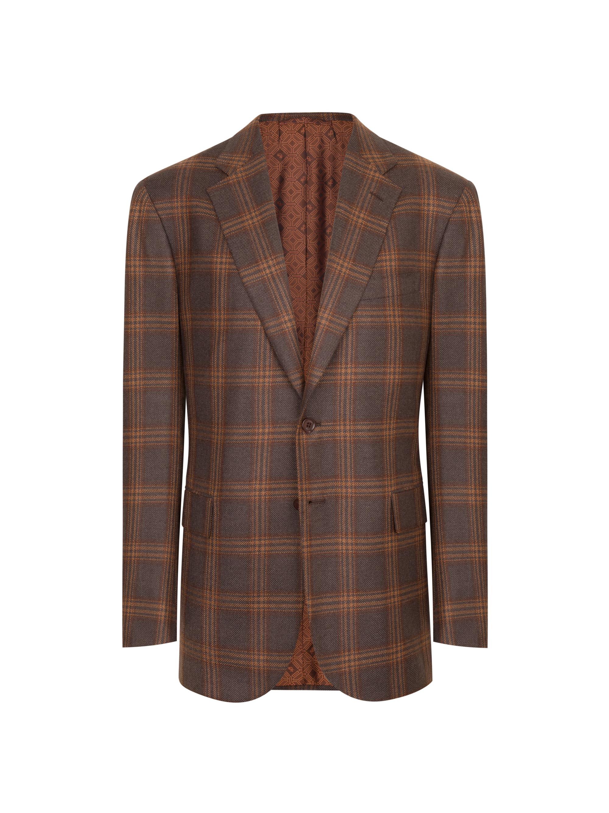 Stefano Ricci Men's Jacket with 2 Buttons - Marrone