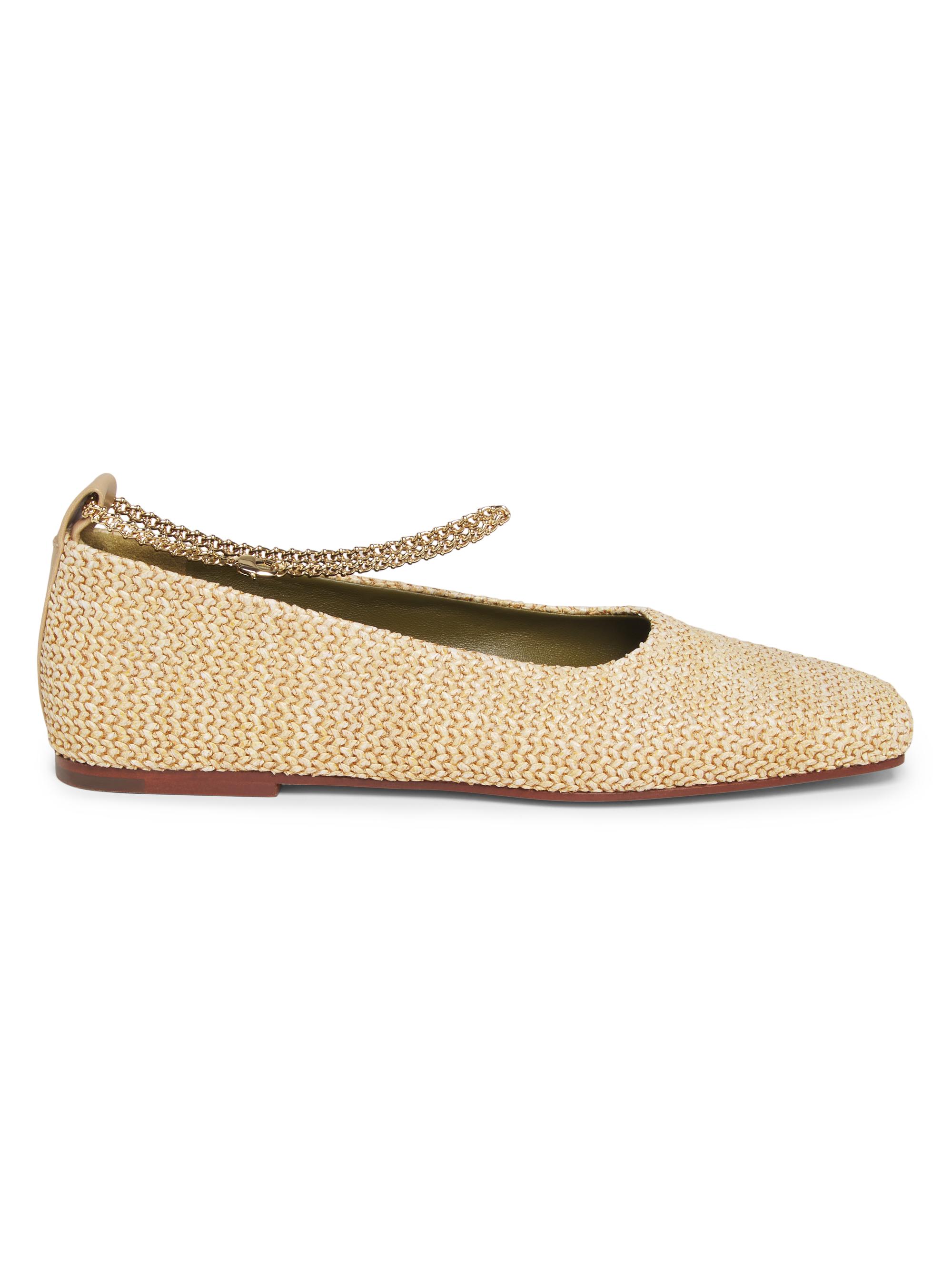 Maria Luca Women's Augusta Woven Ballet Flats - Natural