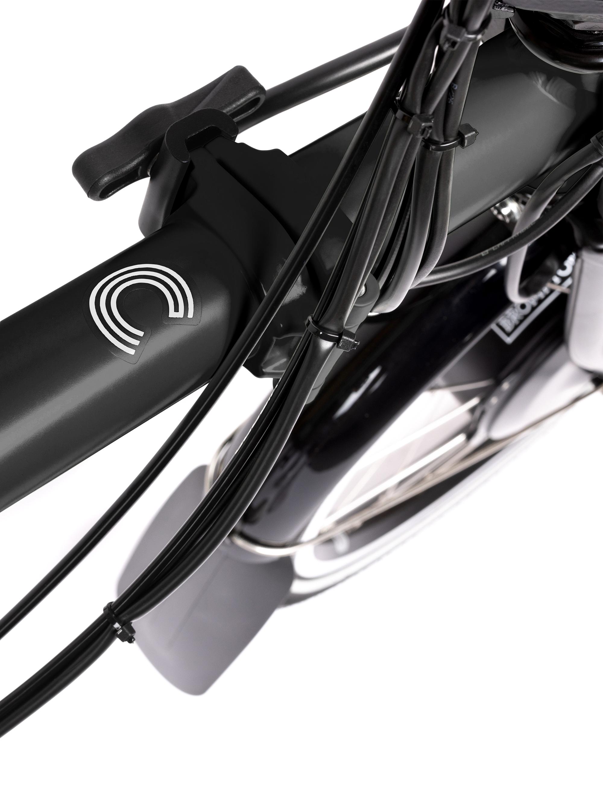 Brompton Bikes Electric C Line 12 Speed Mid Handlebar Folding Bike