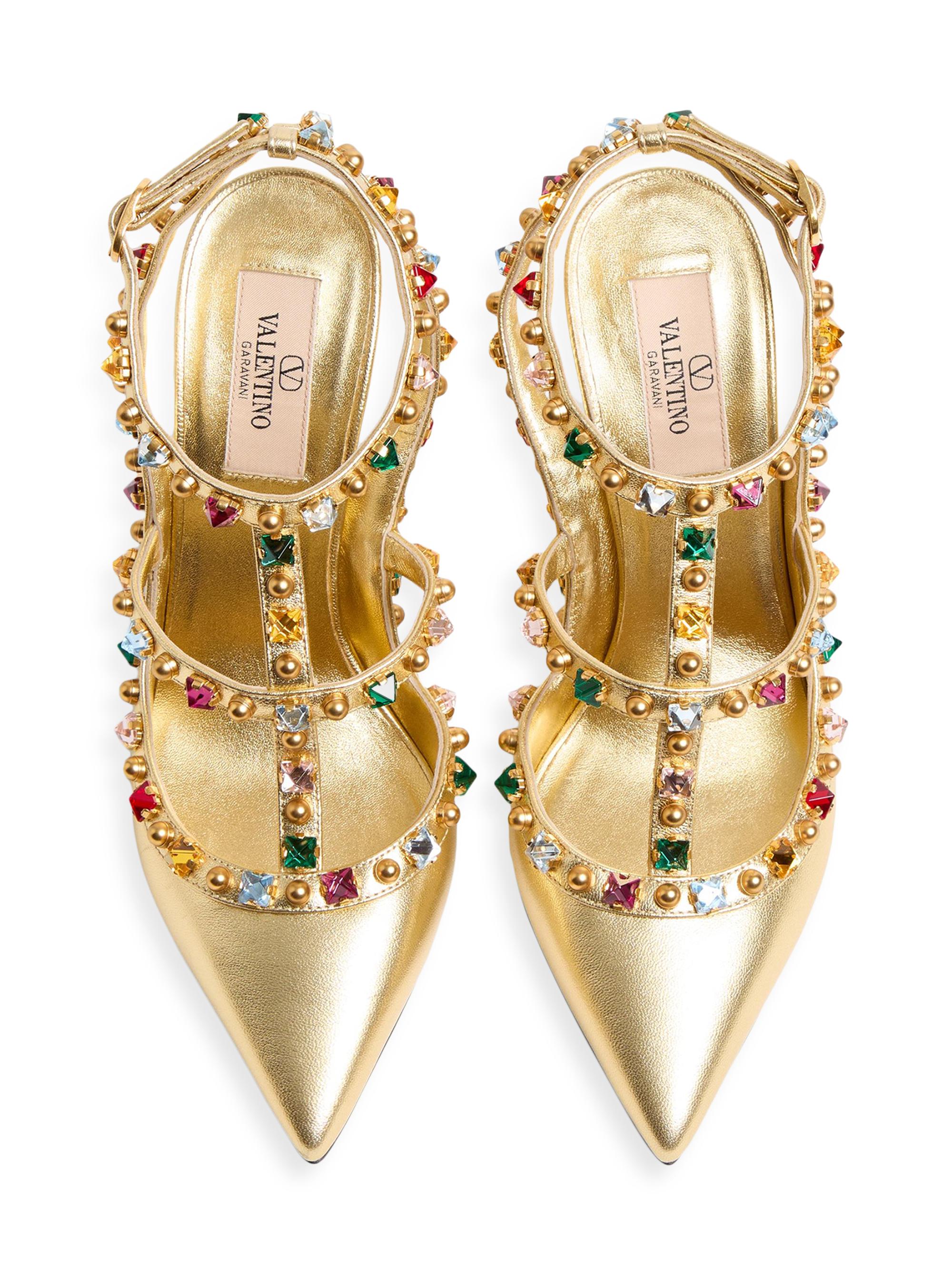 VALENTINO ゴールド スパンコール タンクトップ VALENTINO ゴールド スパンコール タンクトップ VALENTINO ゴールド