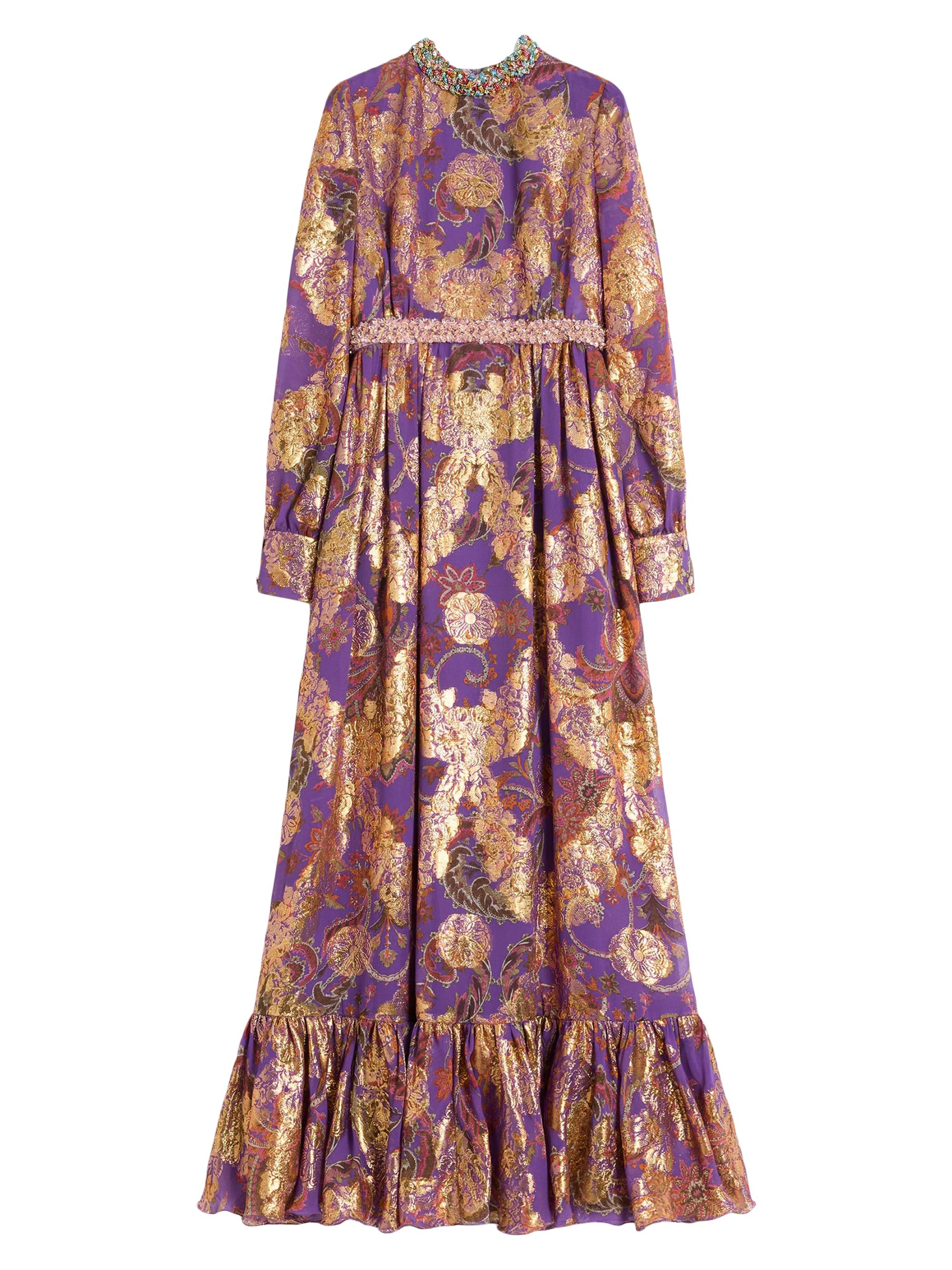 Valentino Garavani Women's Long Embroidered Dress