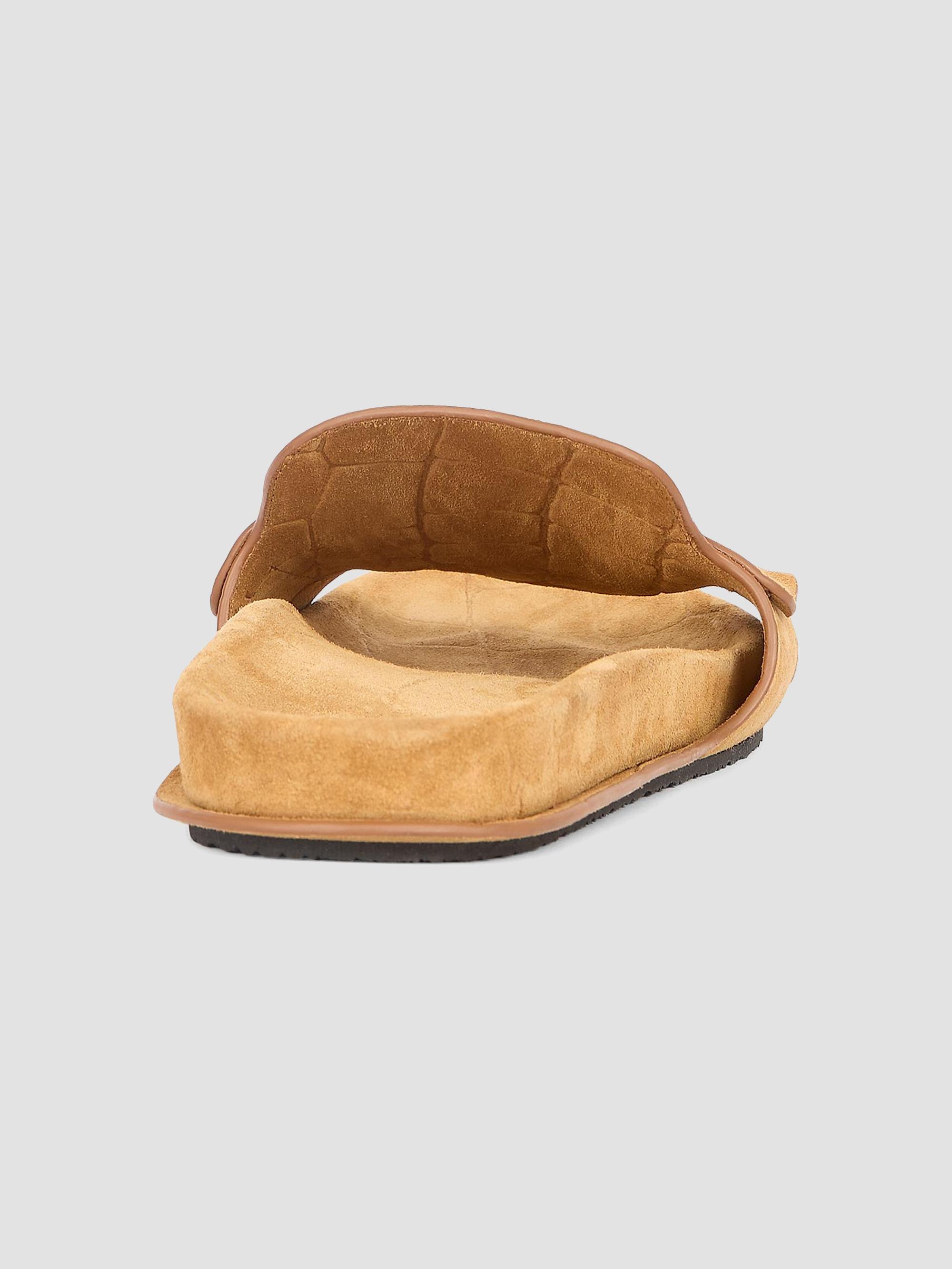 Sandales Plates Saks Fifth Avenue Taille 38.5 - En Cuir, Fabriquées En Italie, Neuves Sans Boîte