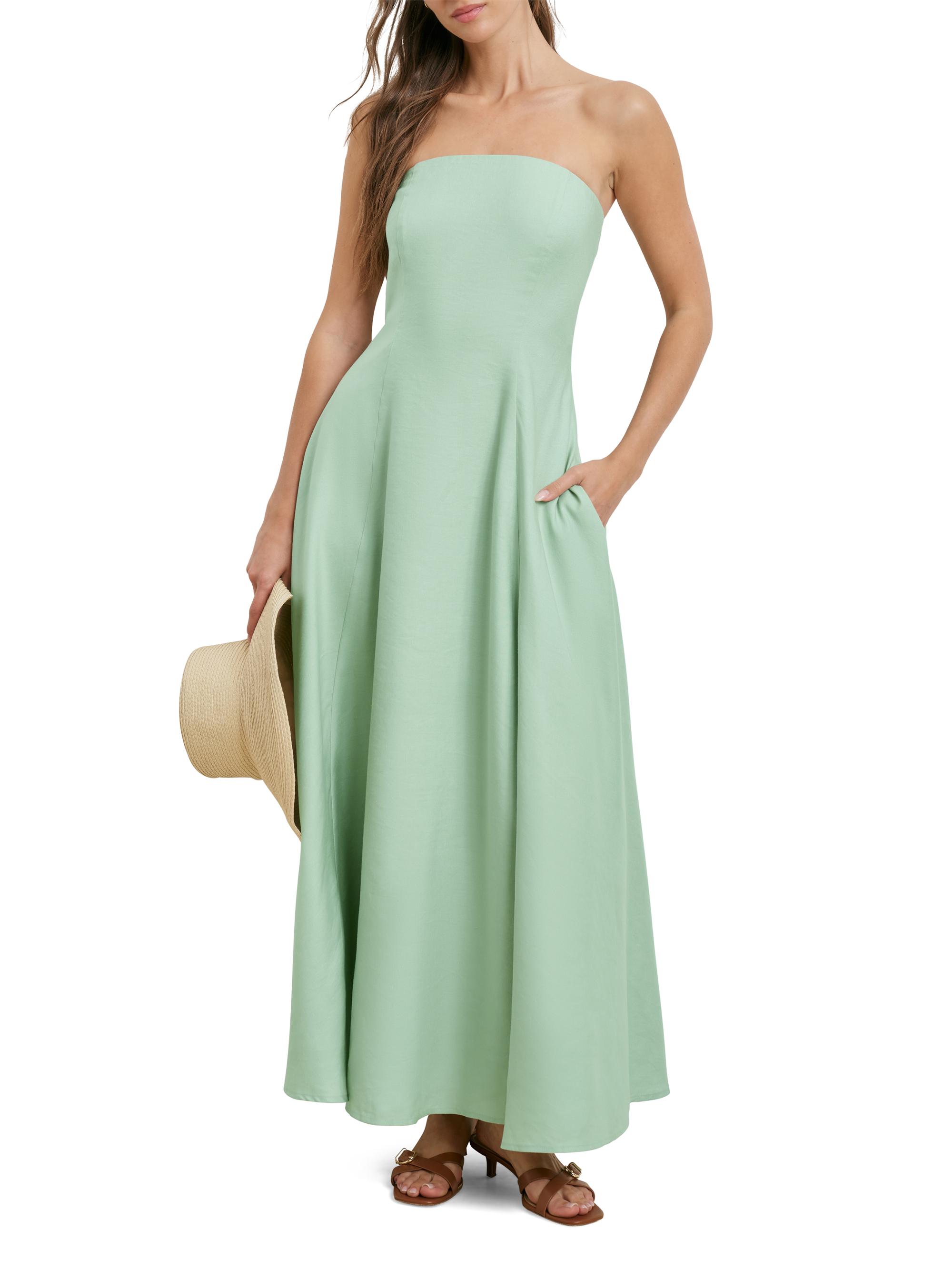 chinese dress ladies THE FAVORITE LINEN DRESS