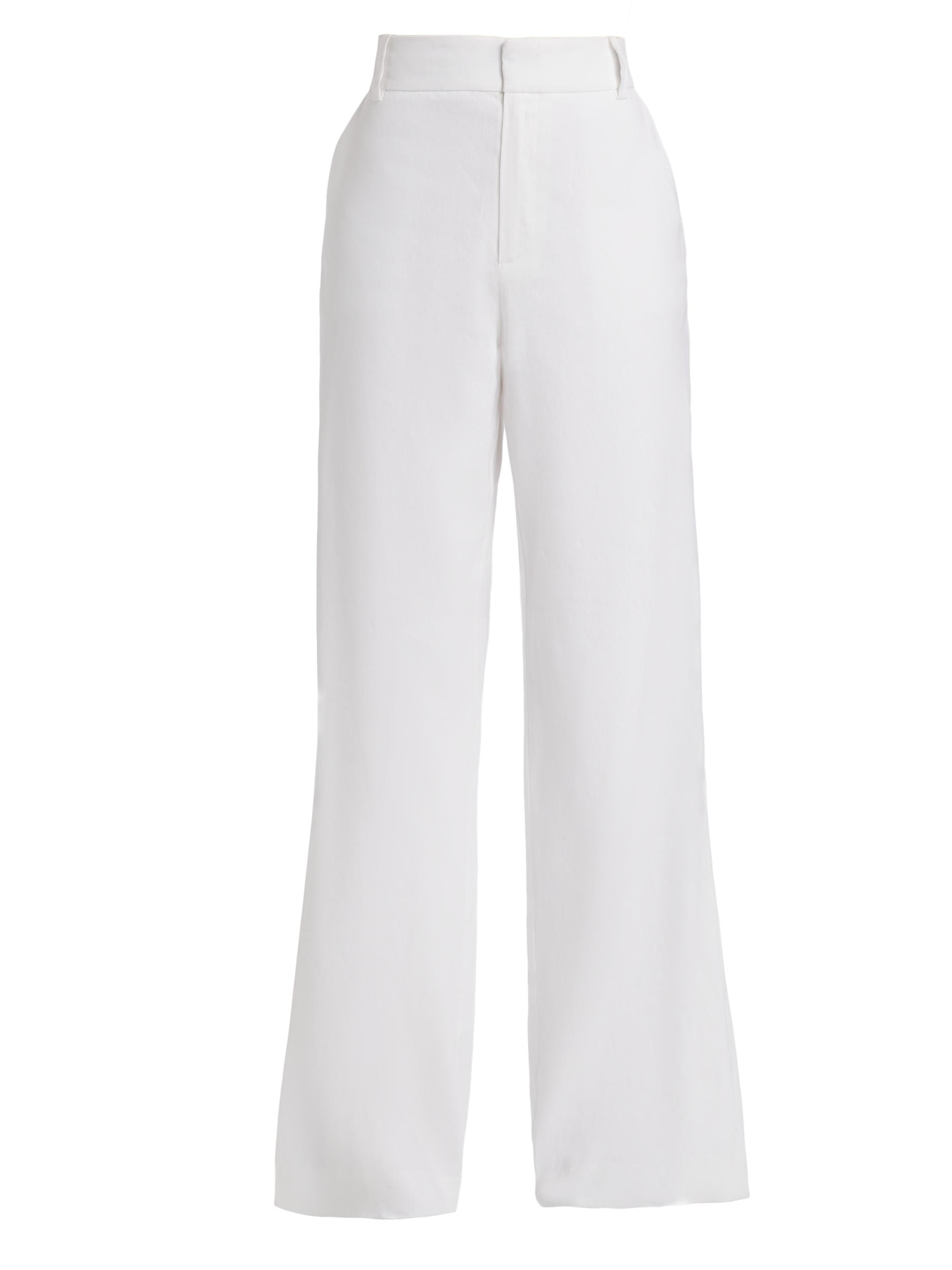 Favorite Daughter Women's The Jones Linen Wide Leg Pants - Bright White