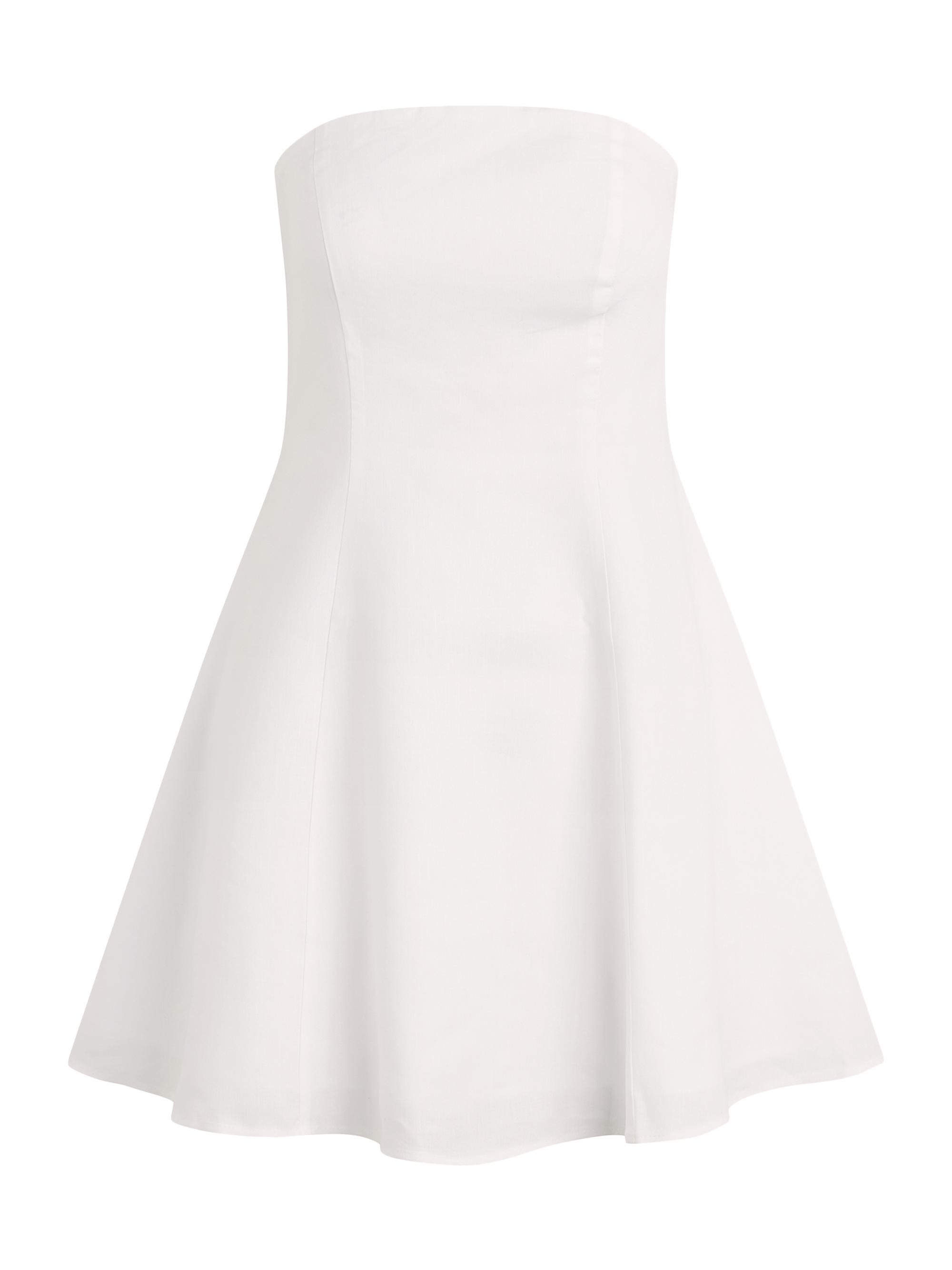 Favorite Daughter Women's The Favorite Linen-Blend Strapless Minidress - Bright White