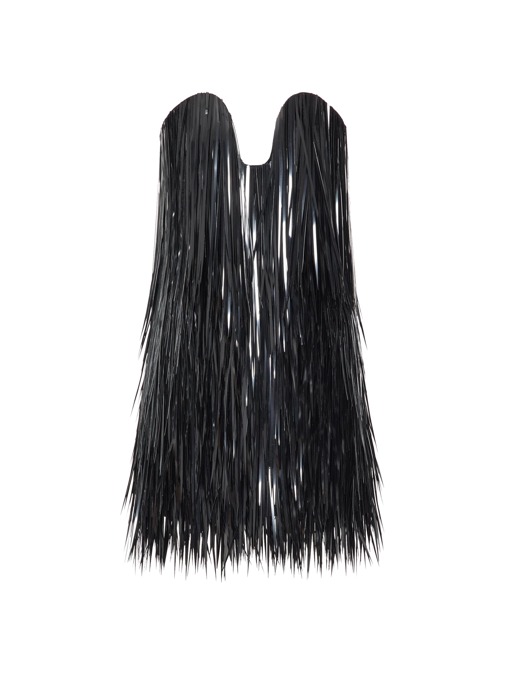 Valentino Garavani Women's Short Embroidered Organza Dress - Black