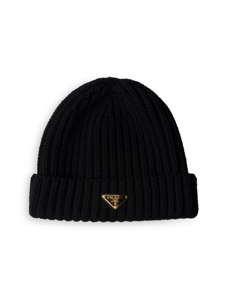Prada Women's Wool Beanie In Black