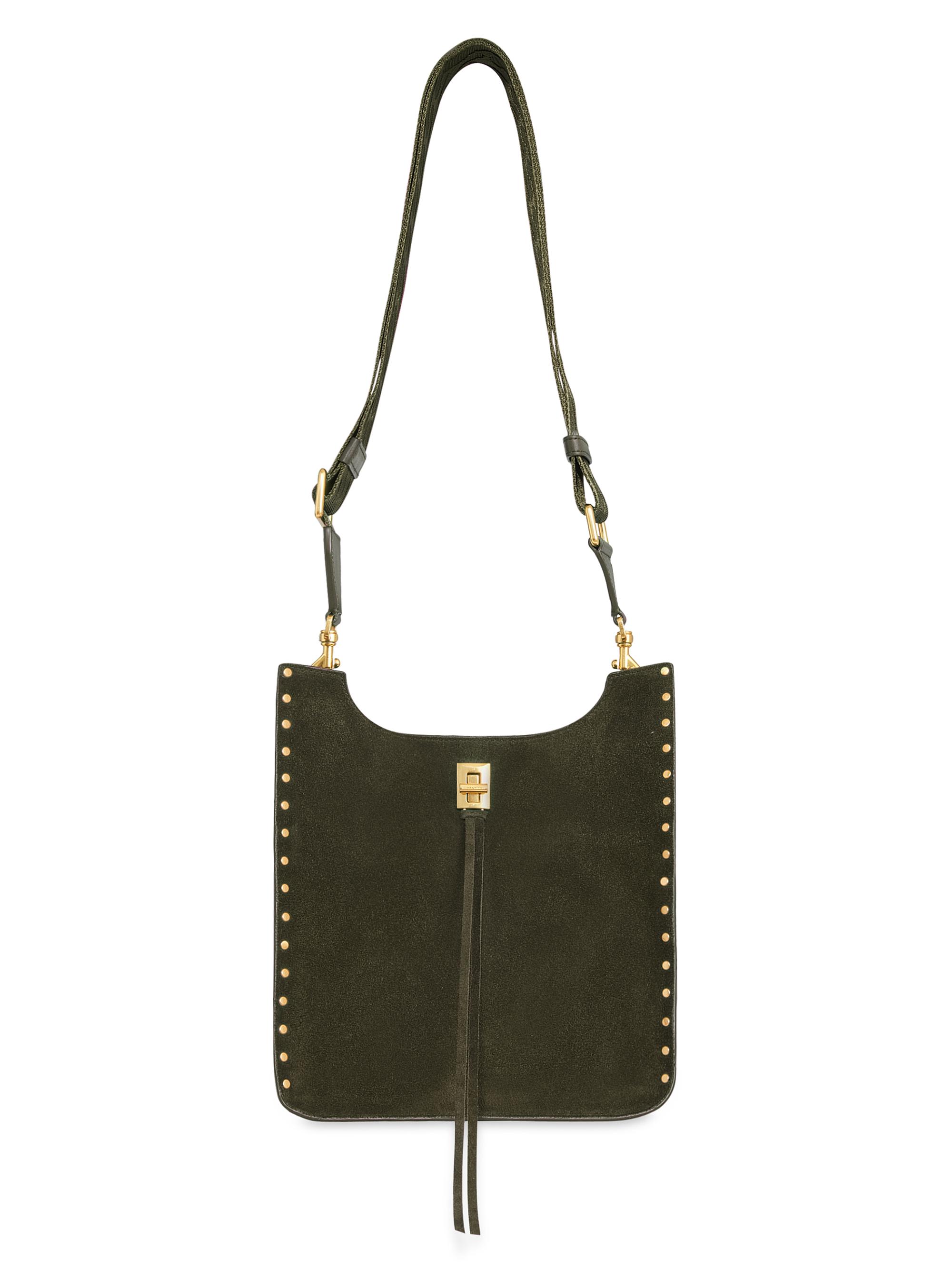 Rebecca Minkoff Women's Darren  Suede Feed Bag - Moss