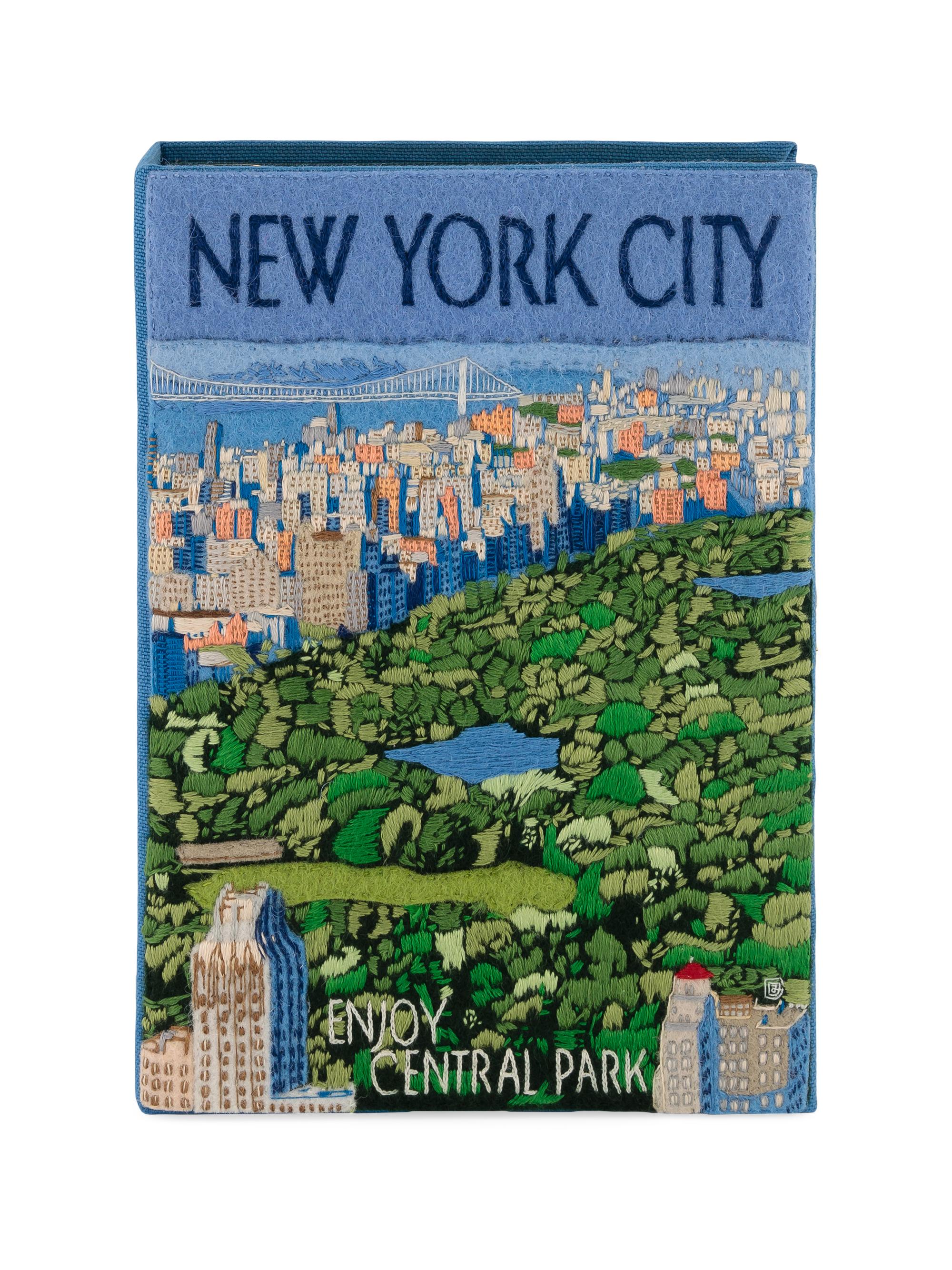 Olympia Le Tan Voyages New York City Book Clutch | Saks Fifth Avenue