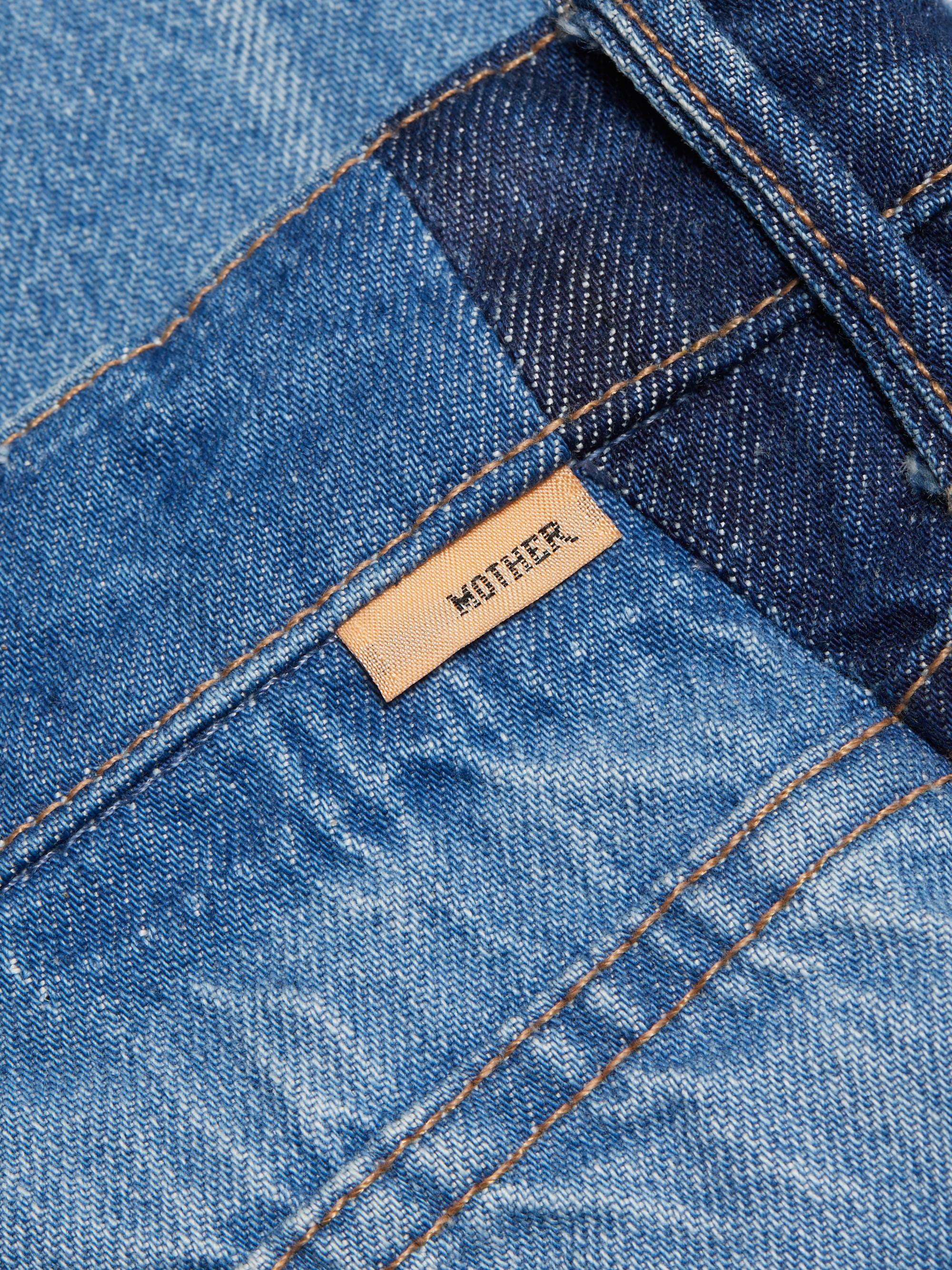 Mother The Tux Sidestepper Sneak Fray Jeans | Saks Fifth Avenue