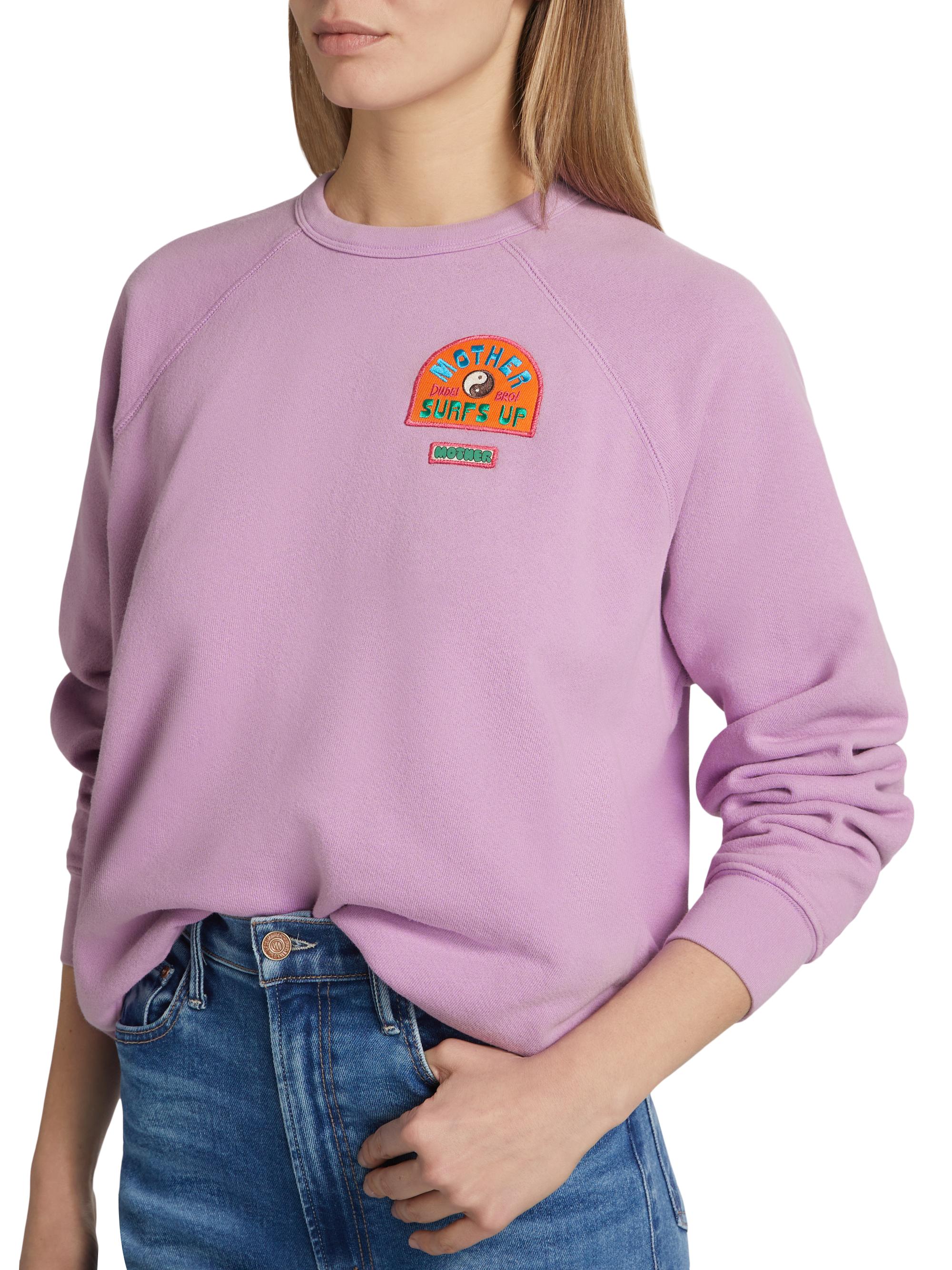 Mother The Biggie Concert Crewneck Sweatshirt | Saks Fifth Avenue